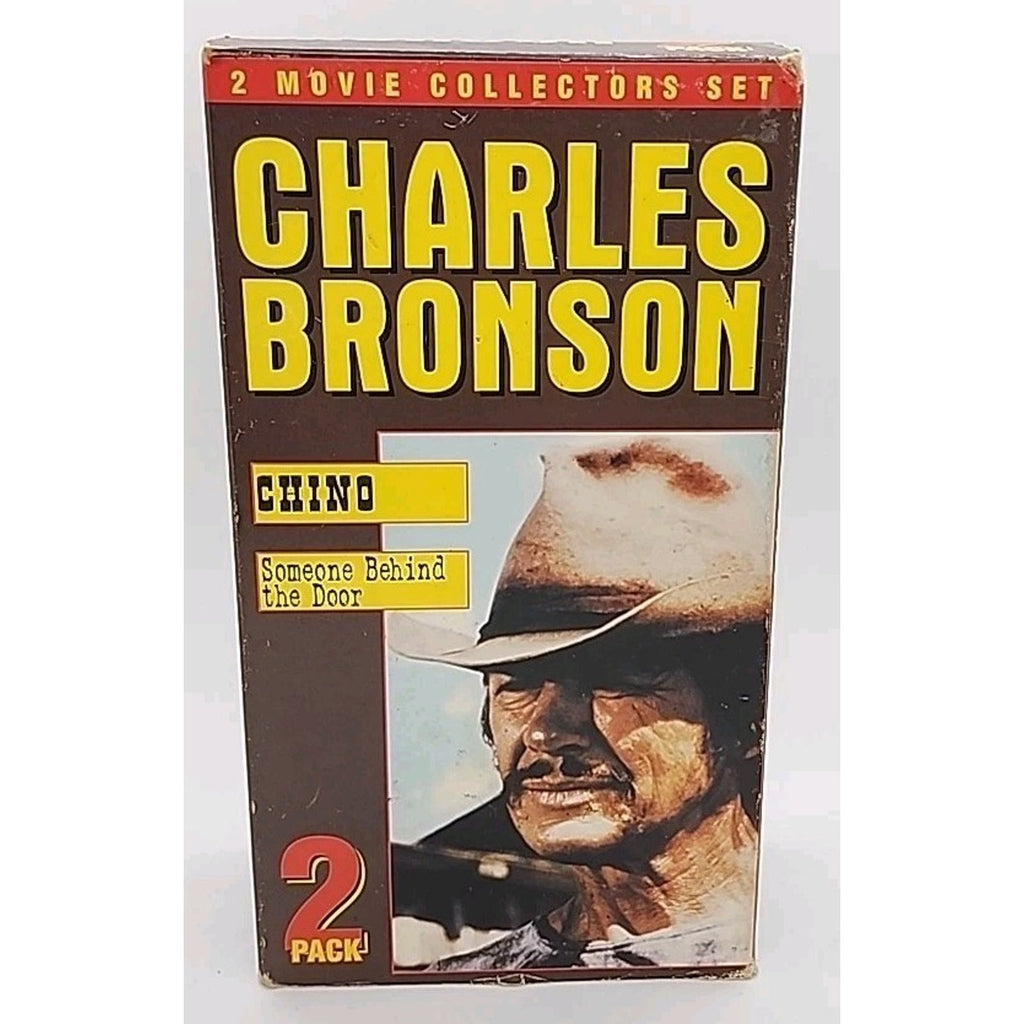 Charles Bronson 2 Movie Collectors Set VHS Chino & Someone Behind The Door