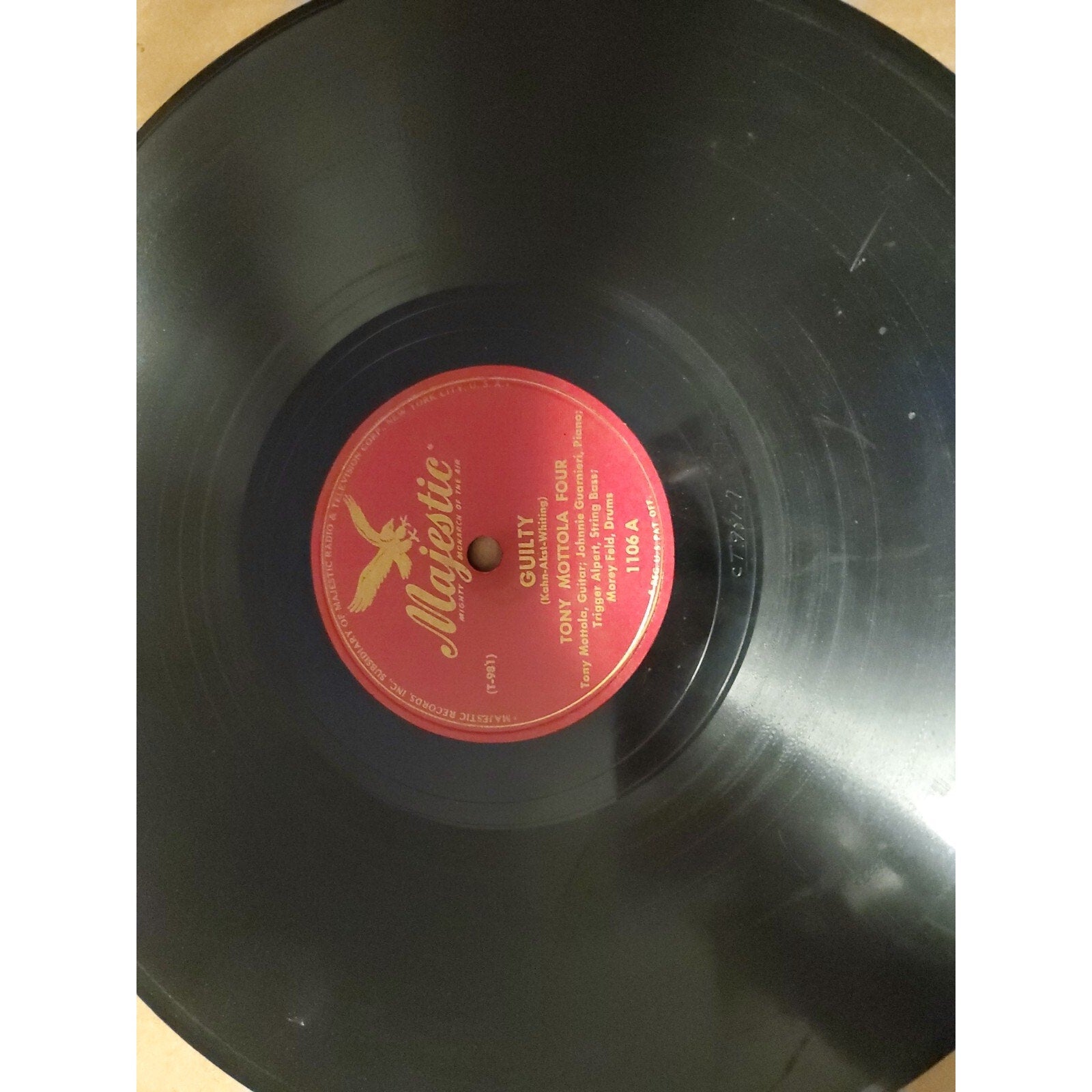 Guilty Tony Motolla Four (Record)