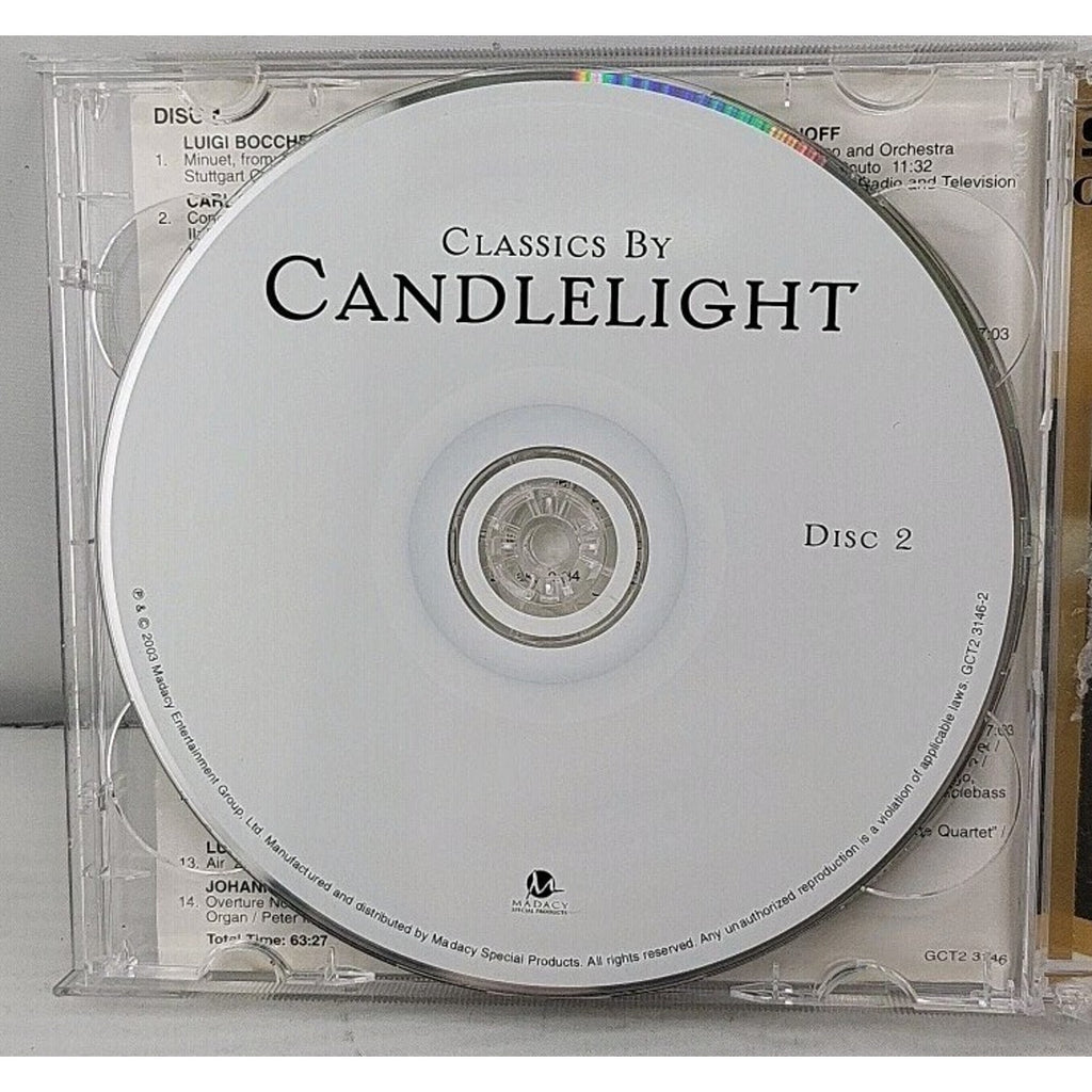 Classics by Candlelight by Vivaldi / Rachmanioff / Debussy (CD, 2004)
