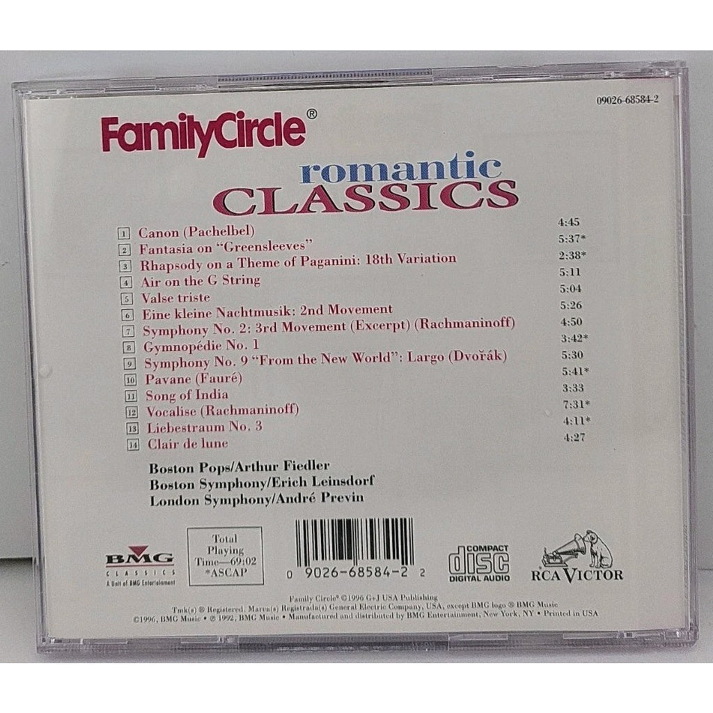 Family Circle - Romantic Classics - Music CD