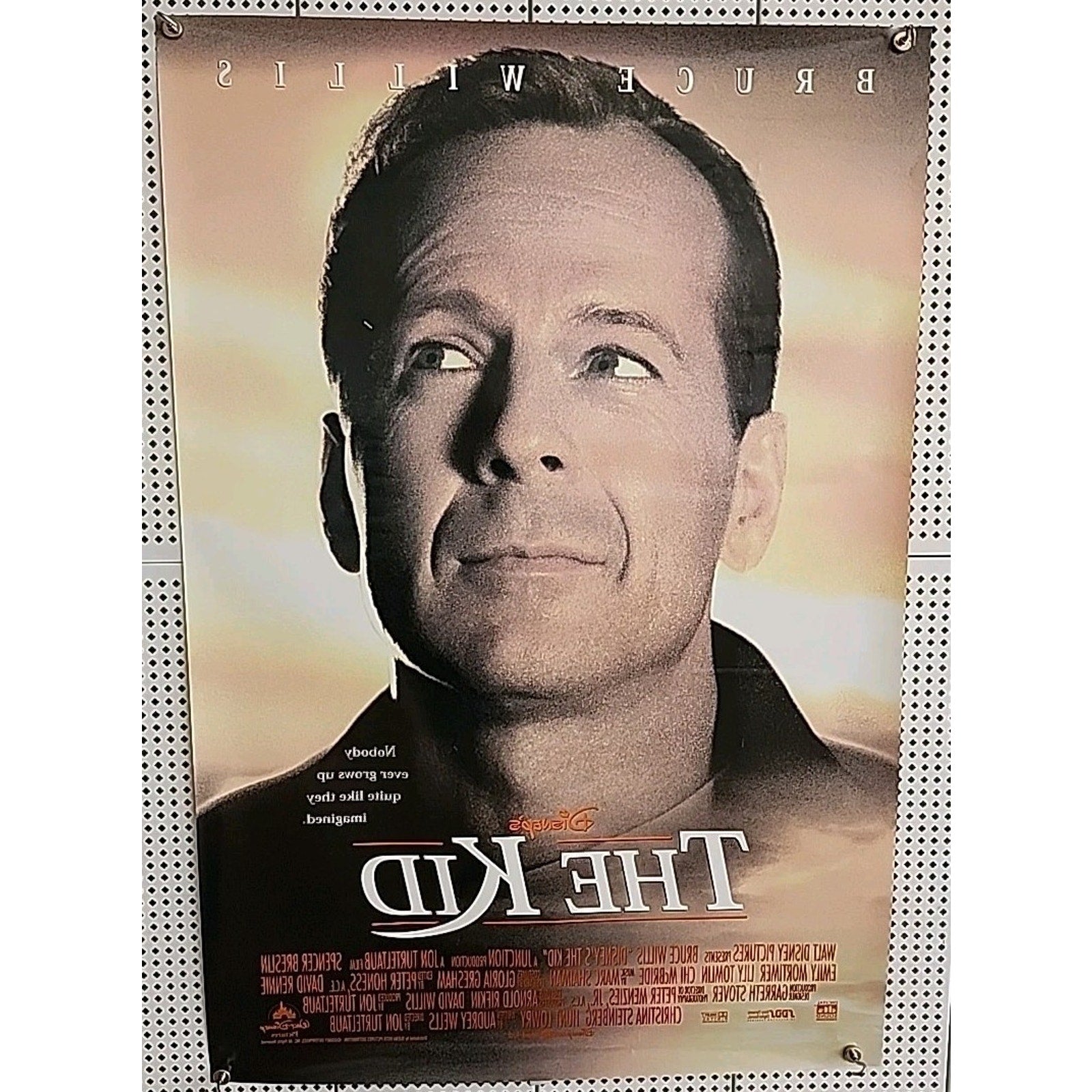 The Kid - Bruce Willis Double Sided 27 x 40 Movie Poster Original Theater Issue