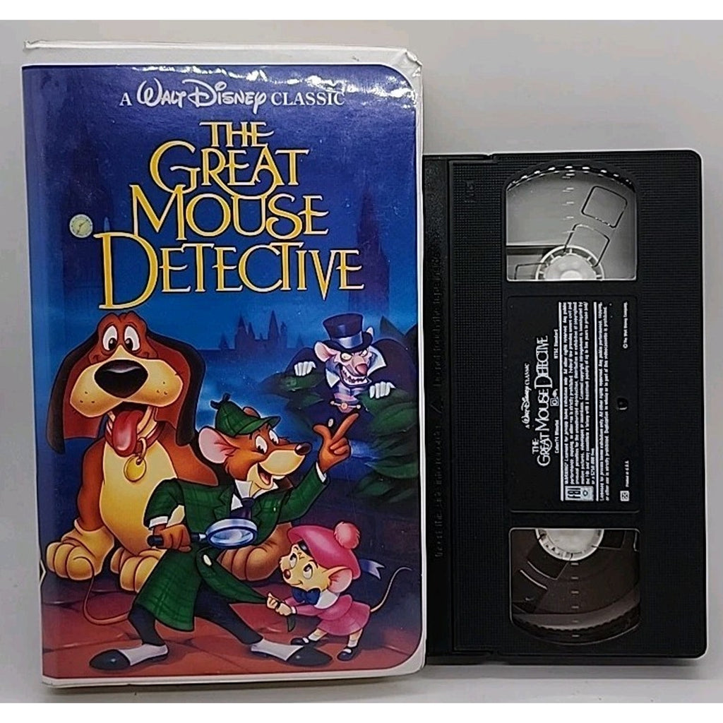 The Adventures of the Great Mouse Detective (VHS, 1992)