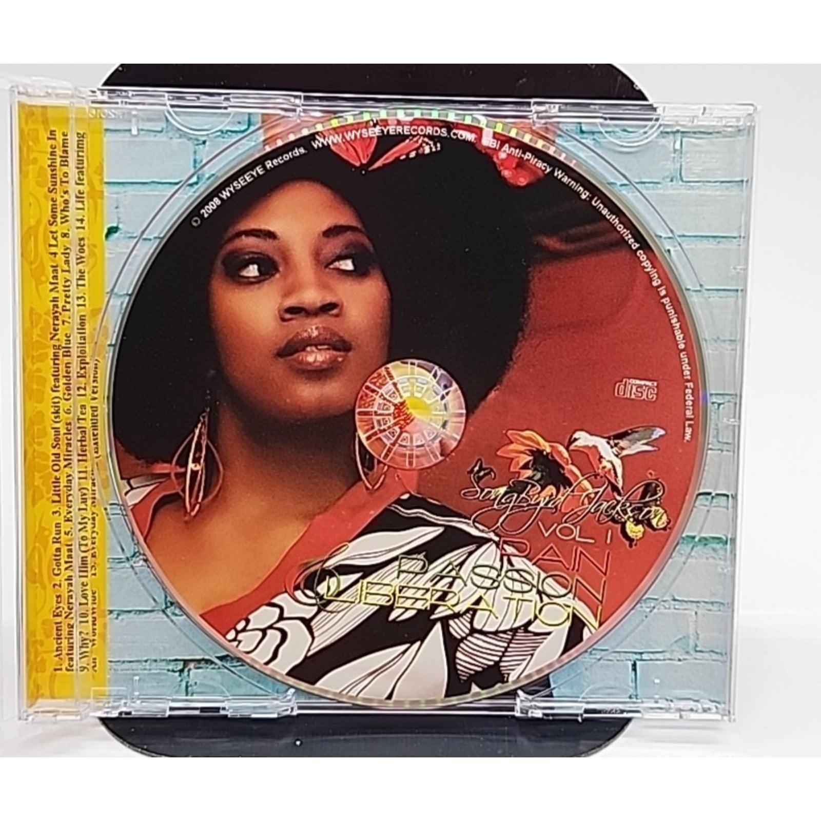 Pain Passion & Liberation 1 by Songbyrd Jackson (CD, 2008)