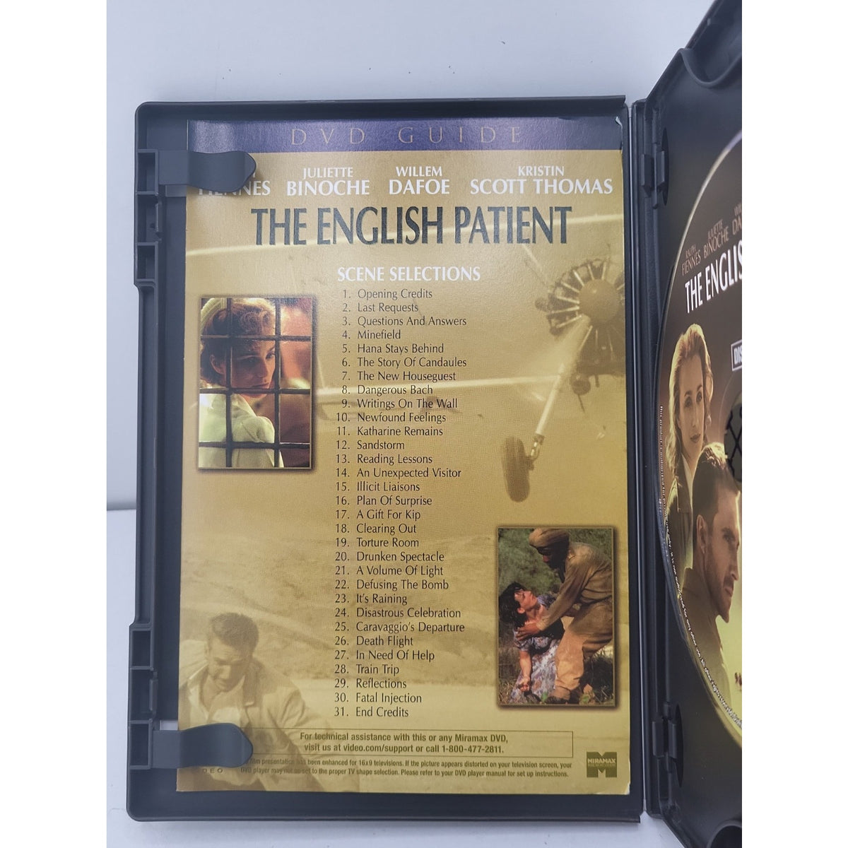 The English Patient (DVD, 2004, 2-Disc Set, Collector's Edition)