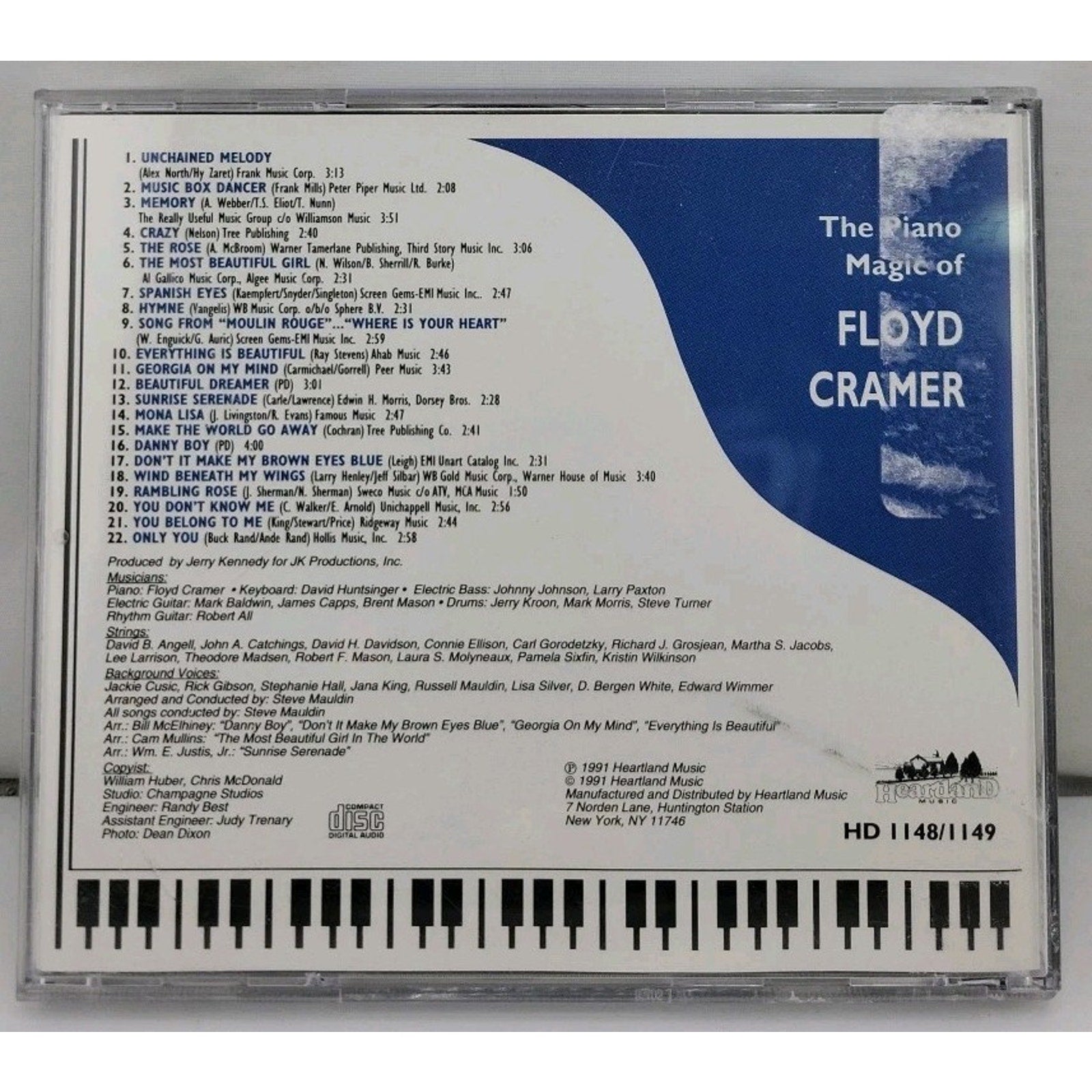 Floyd Cramer The Piano Magic of Floyd Cramer CD