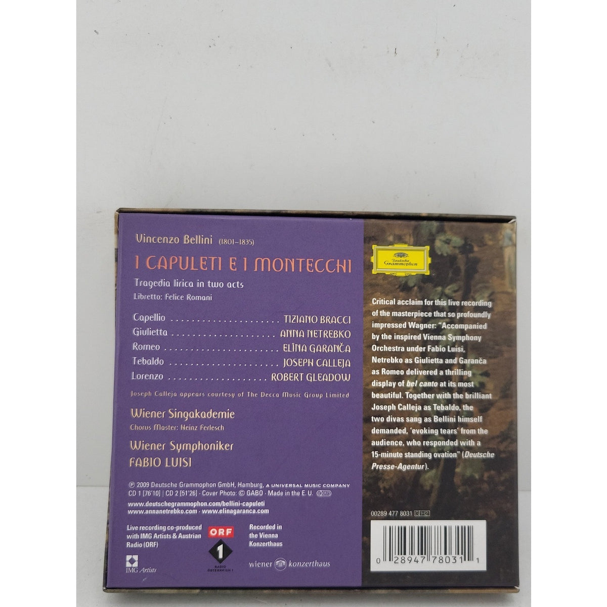 I Capuleti E I Montecchi by Elina Garanca (CD, 2009)