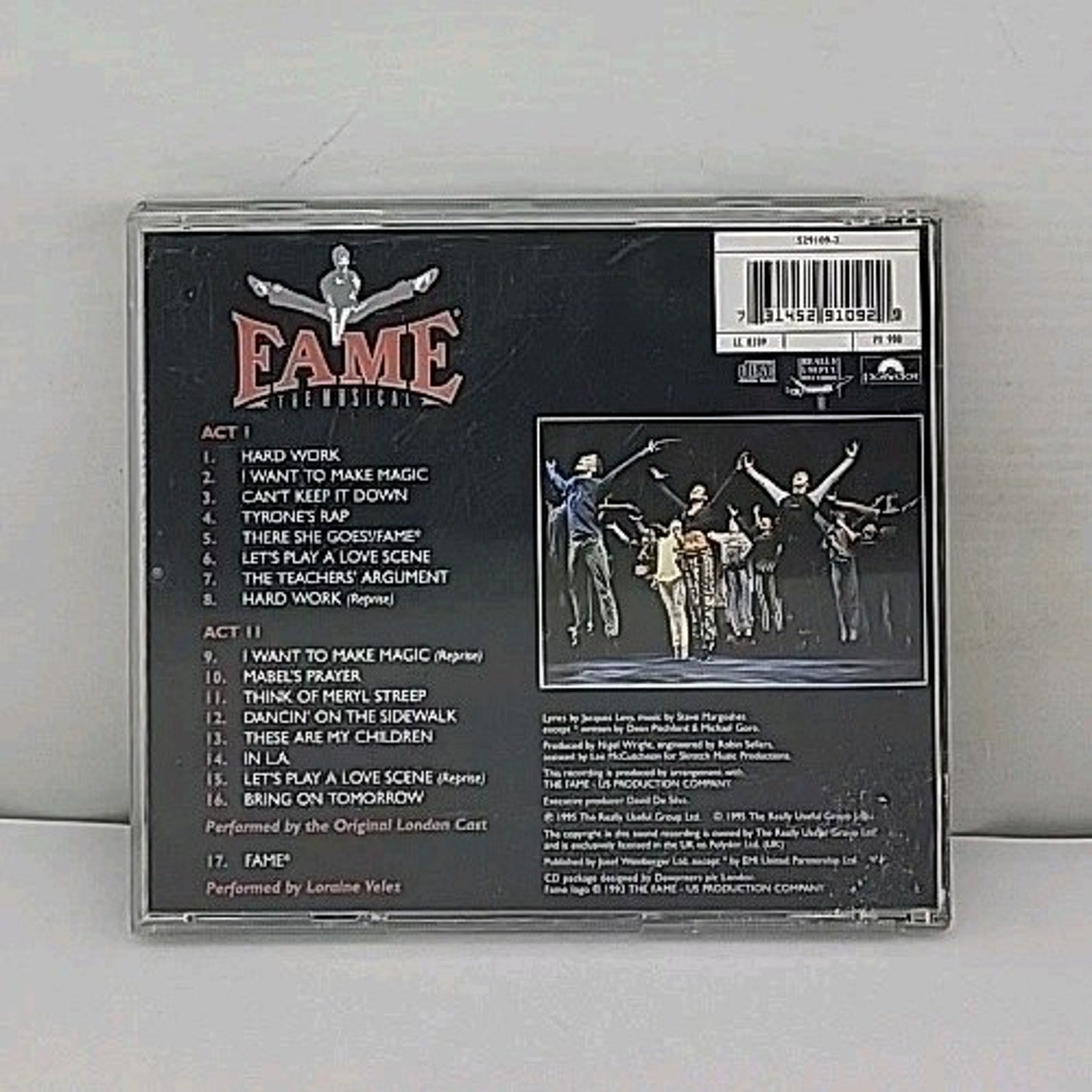 Fame / O.L.C. by London Cast (CD, 1995)