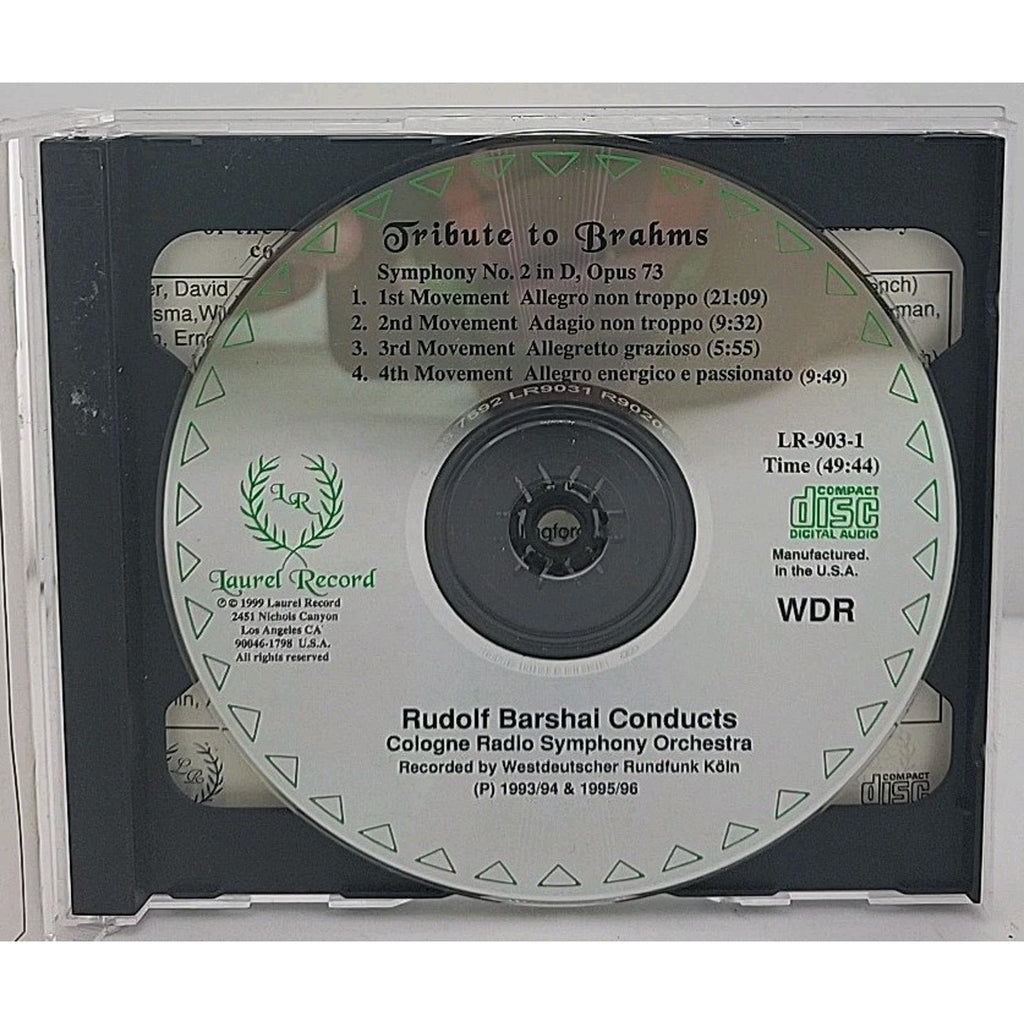 Rudolf Barshai Conducts Brahms Symphonies No. 2 & No. 4 CD