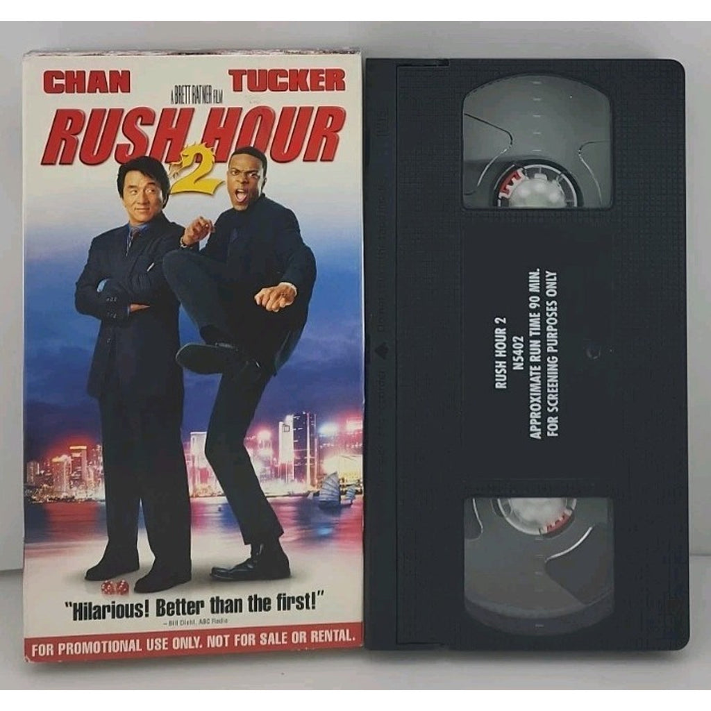 Rush Hour 2 (VHS, 2001) *PROMO COPY* SCREENER