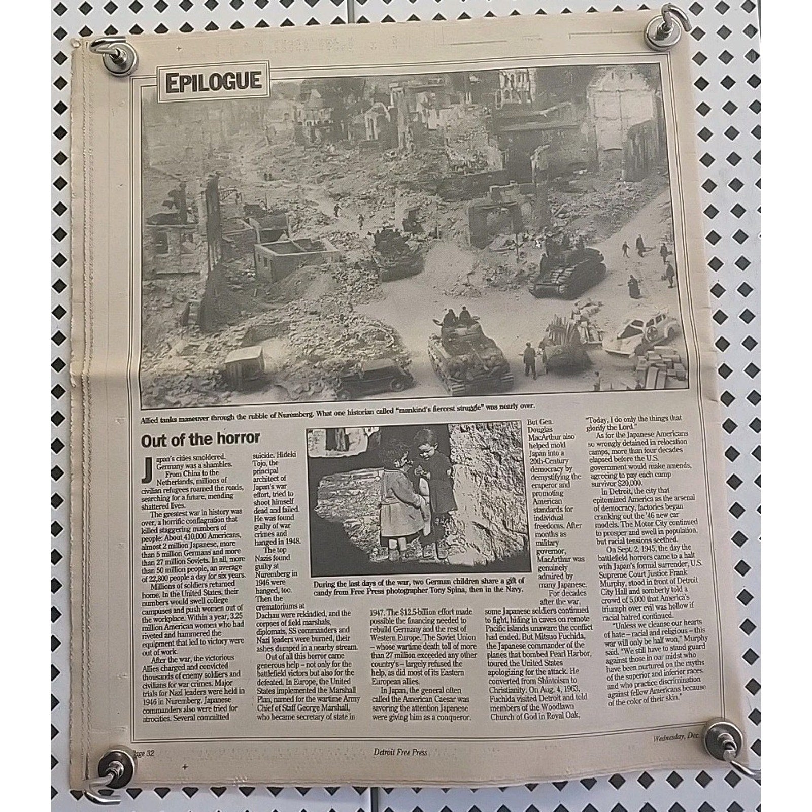 Detroit Free Press World War II Remembered: The Horror And The Valor Dec. 4 1991