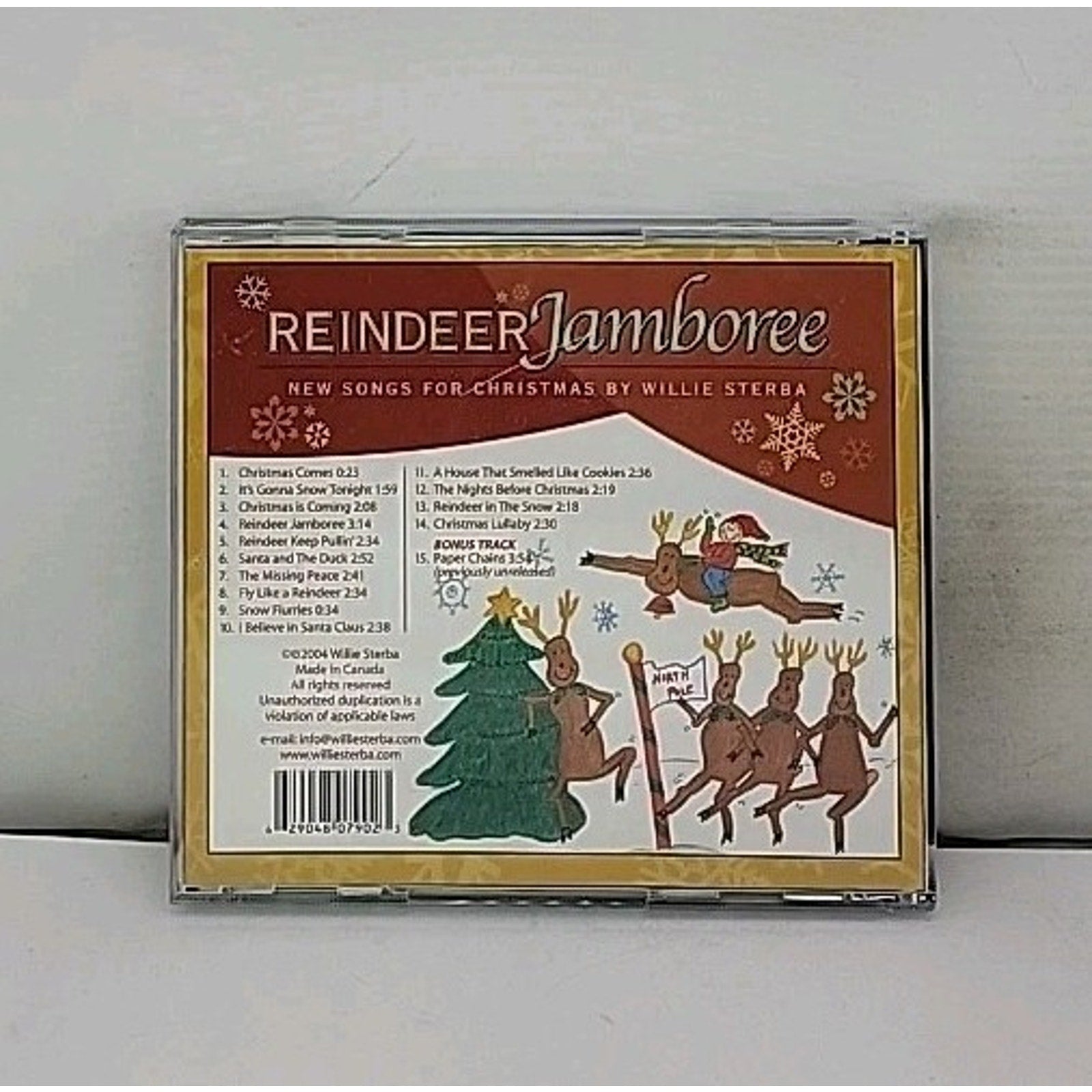 Reindeer Jamboree by Willie Sterba (CD, 2008)