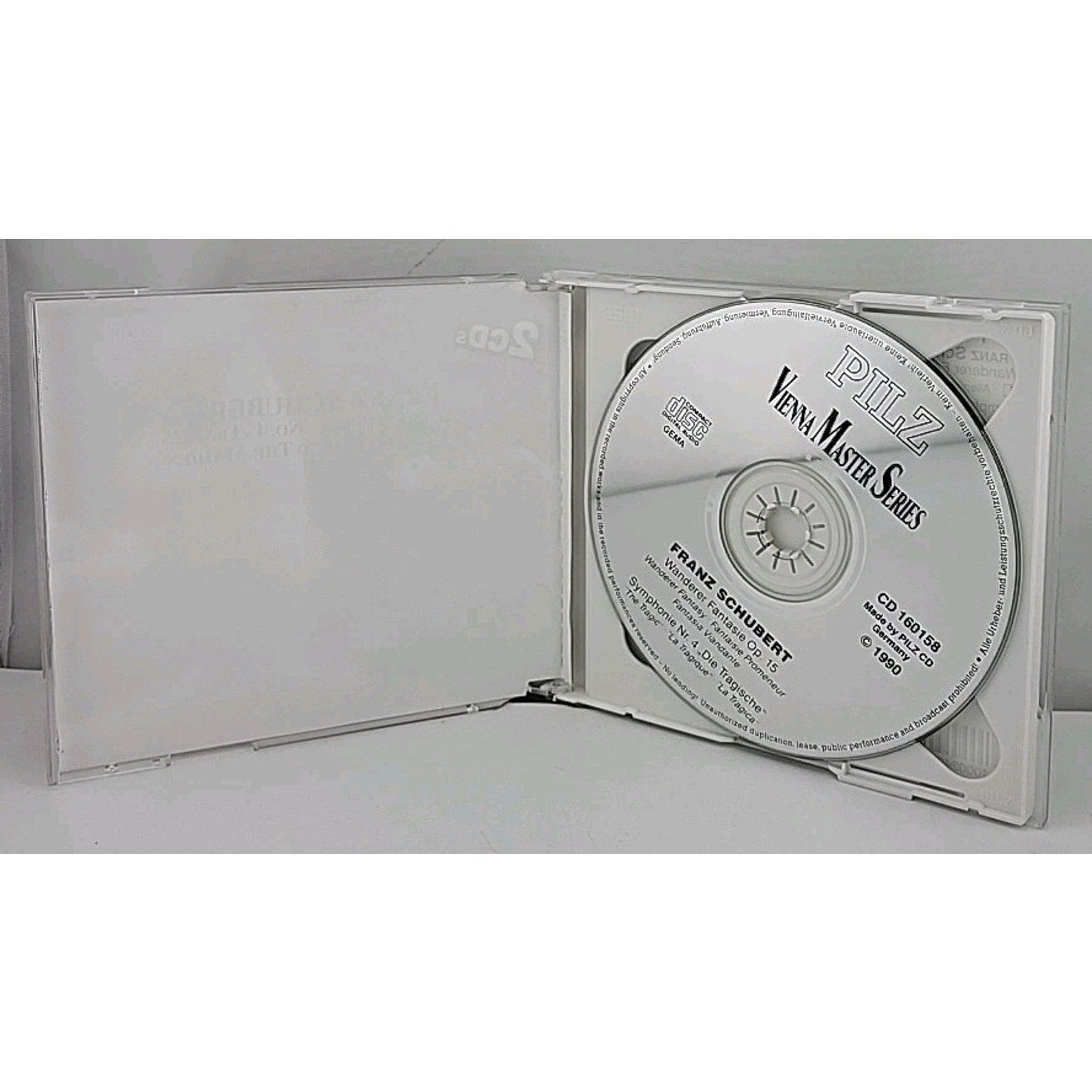 Franz Schubert Symphony No. 4 Tragic Death And The Maiden (2 DISCS) CD