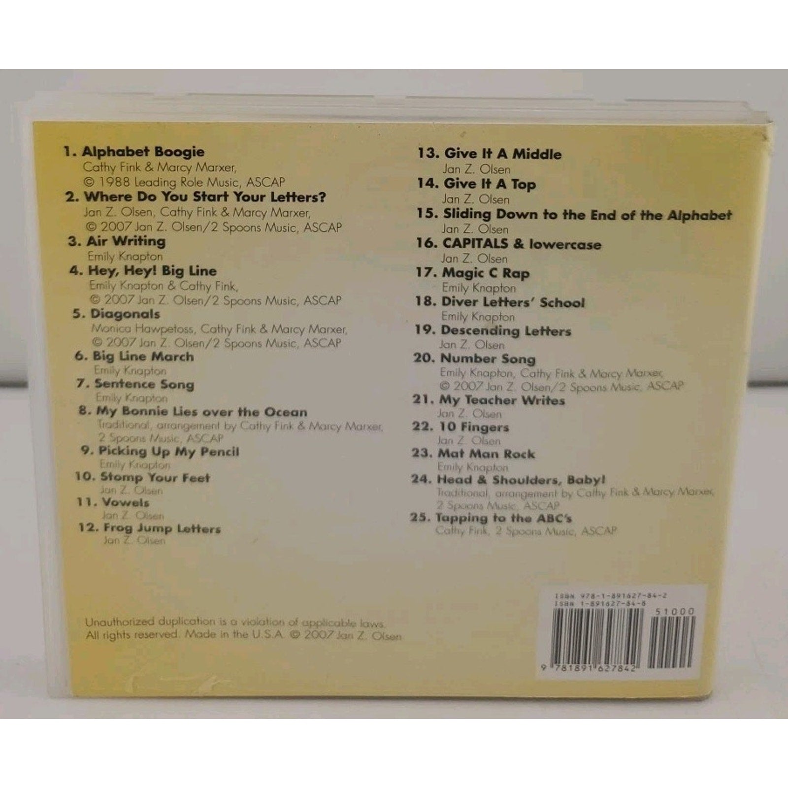 Rock, Rap, Tap and Learn CD : Rock, Rap, Tap and Learn by Jan Z. Olsen (2007)