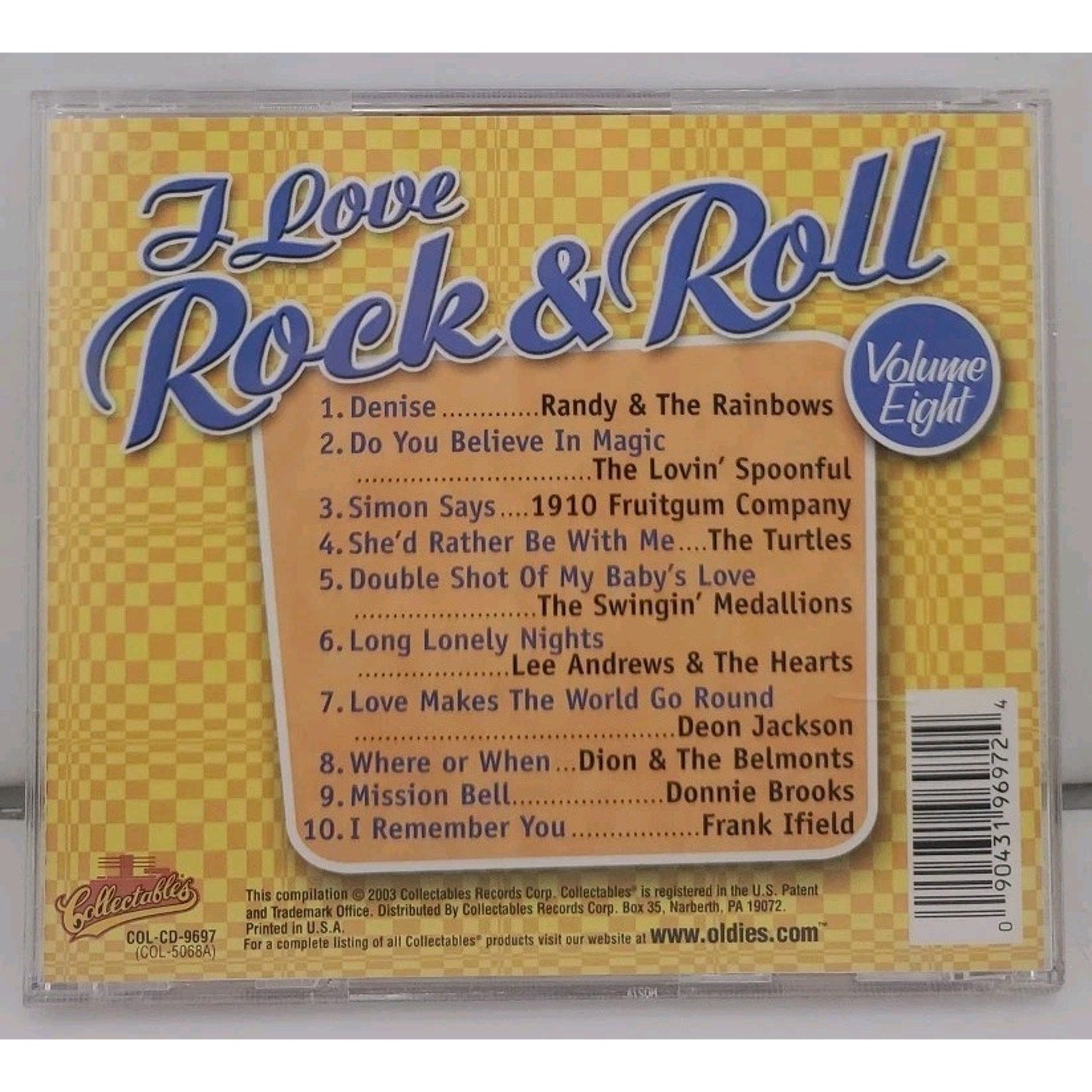 I Love Rock N Roll, Vol. 8 by Various (CD, 2004)