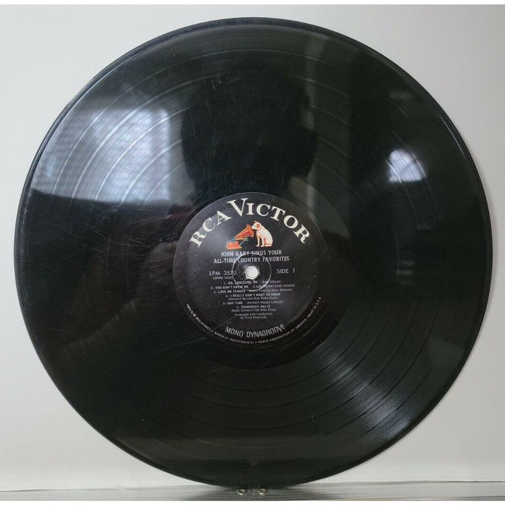 John Gary - Sings All Time Country Favorites (Vinyl)