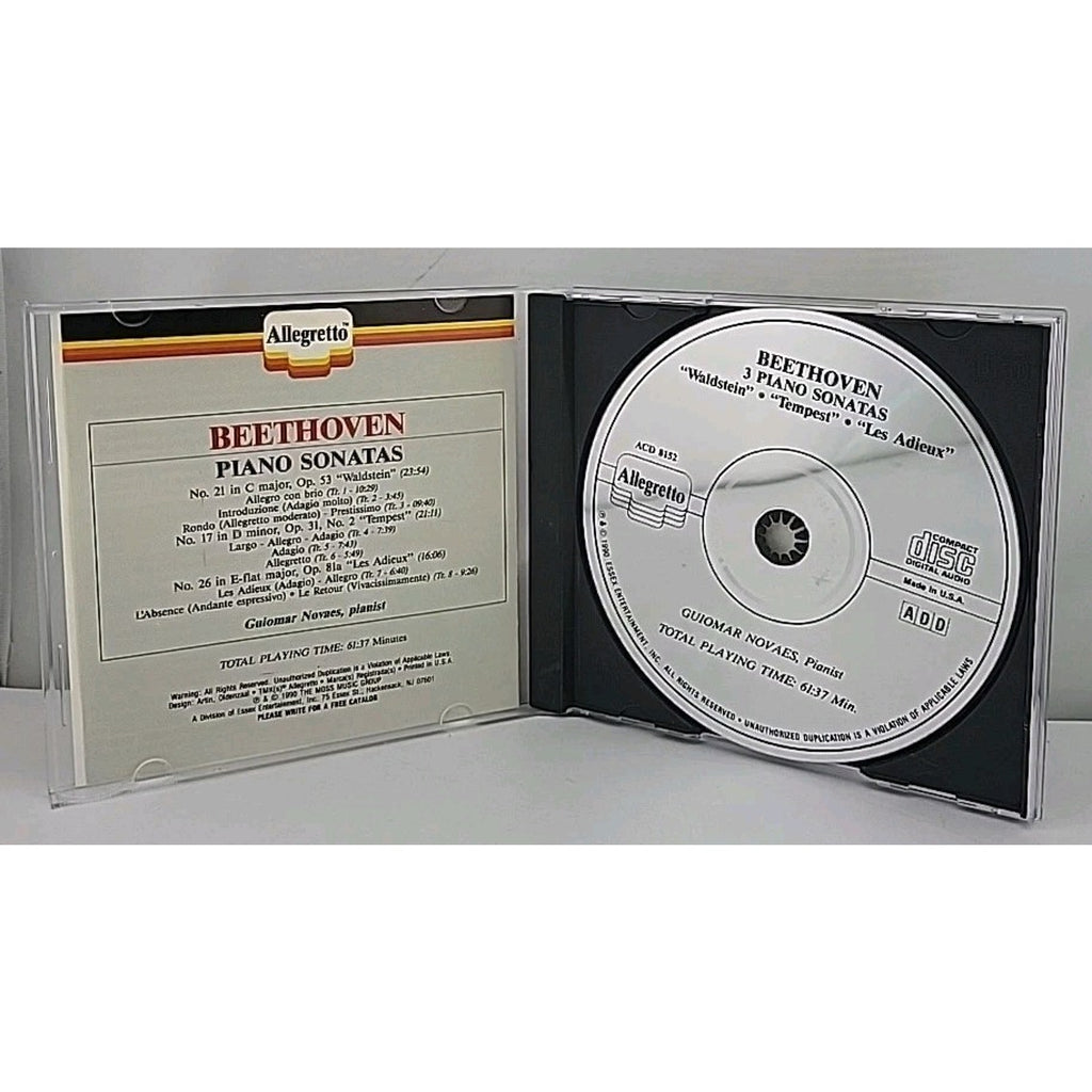Piano: Beethoven: Piano Sonatas 21, 17 & 26 / Guiomar Novaes CD Allegretto Vox