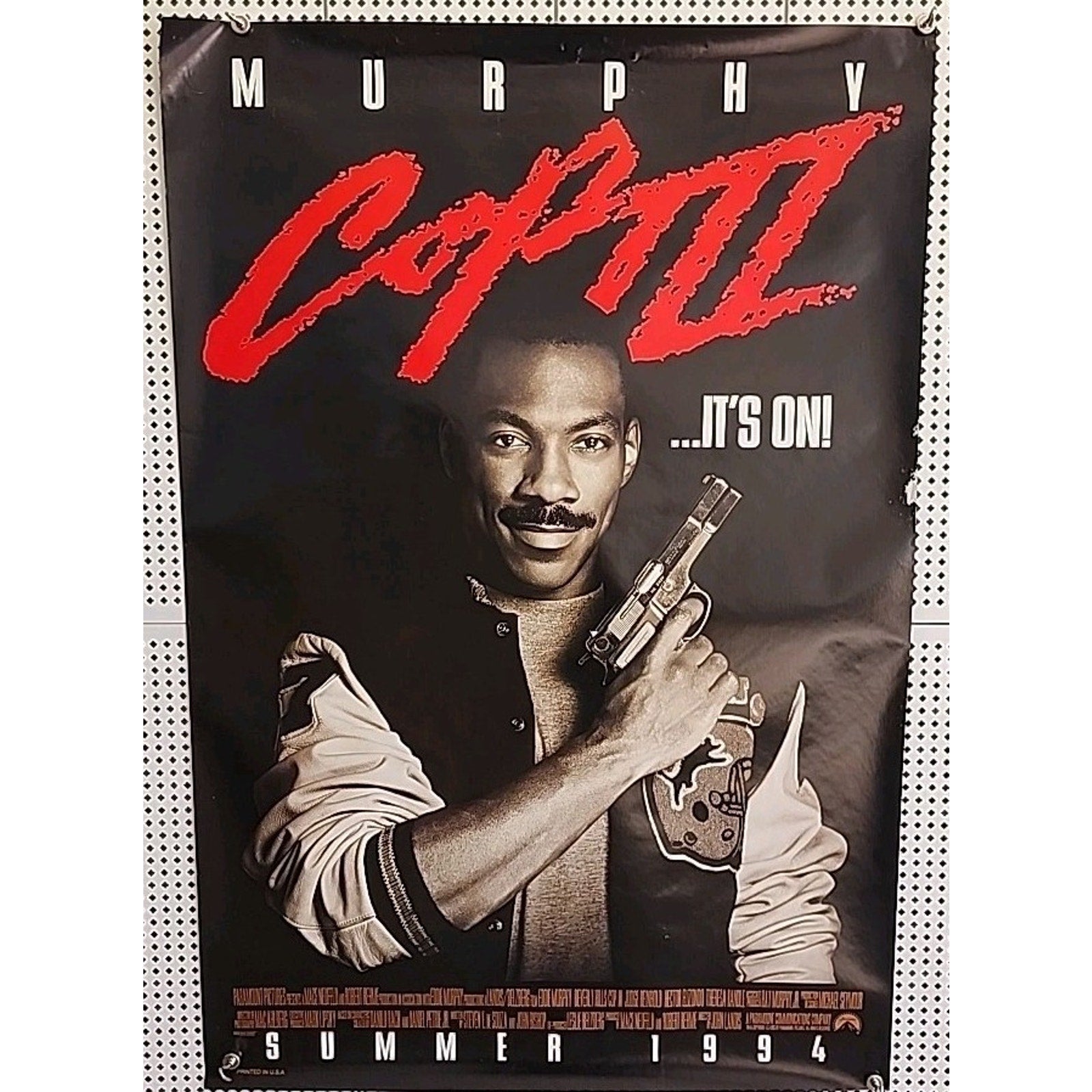 Beverly Hills Cop 3 Rolled Movie Poster Original DS Double Sided 27X40 E Murphy