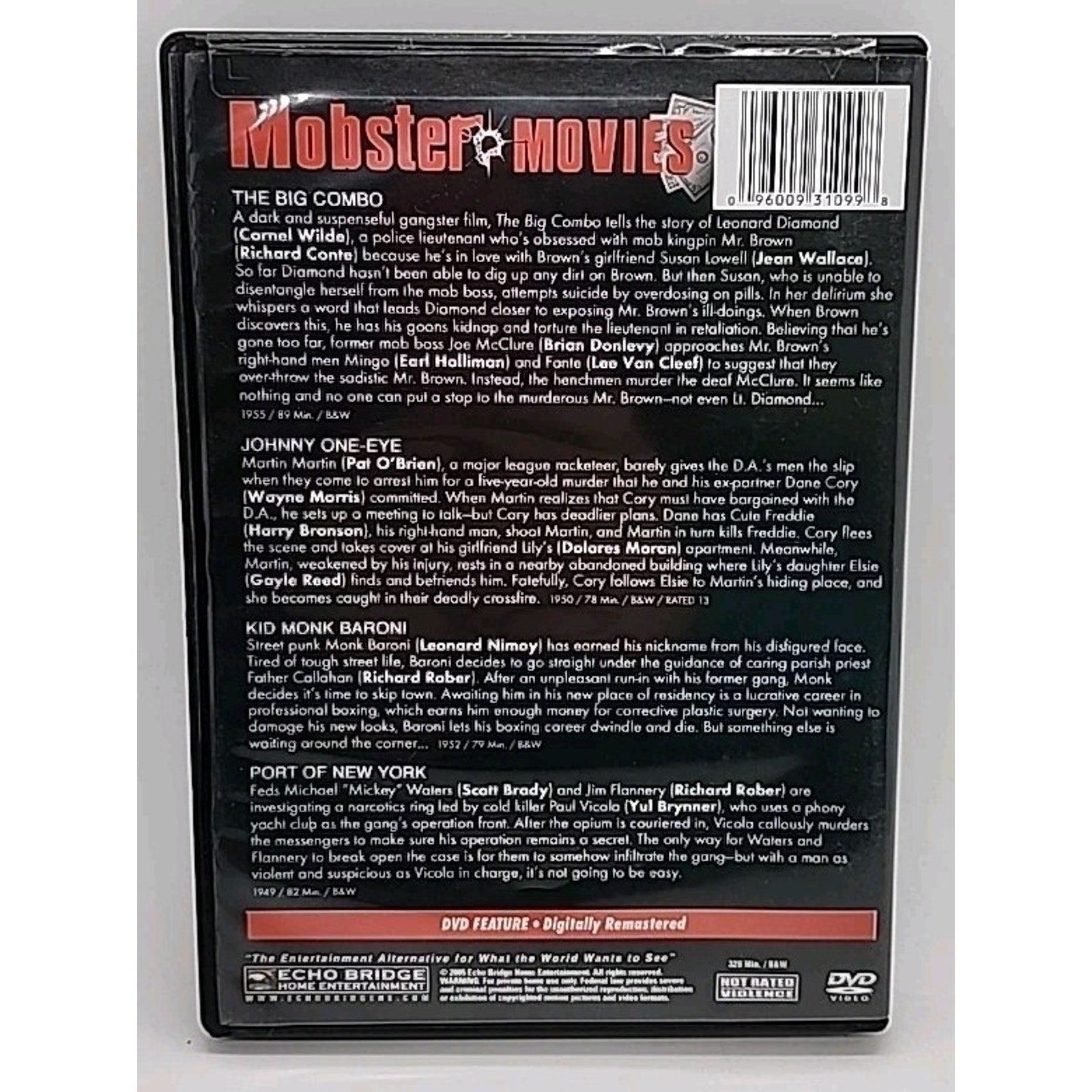 Mobster Classics Vol. 4: 4 Feature Films (DVD, 2005)