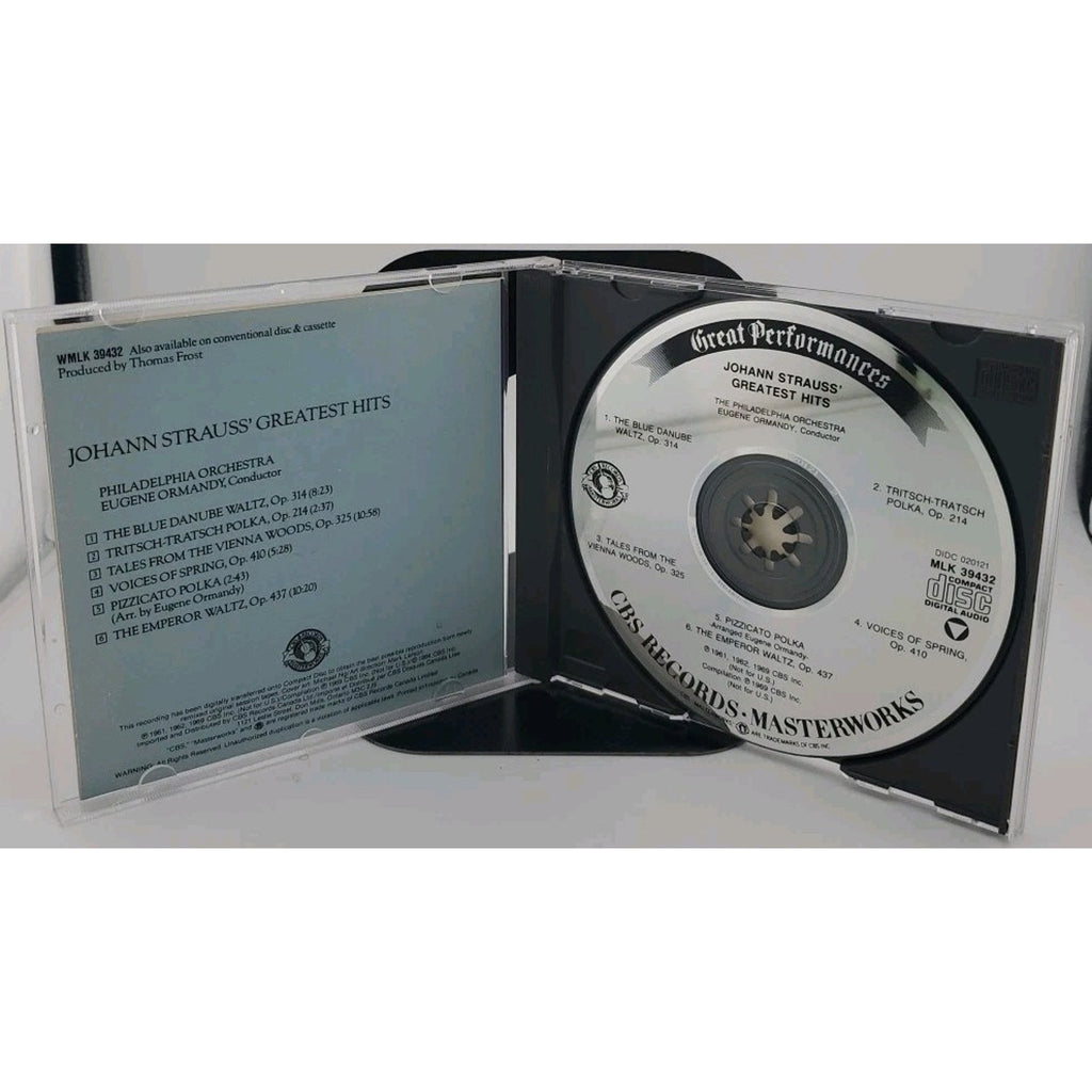 Johann Strauss' Greatest Hits (CD, 1984, CBS Records)