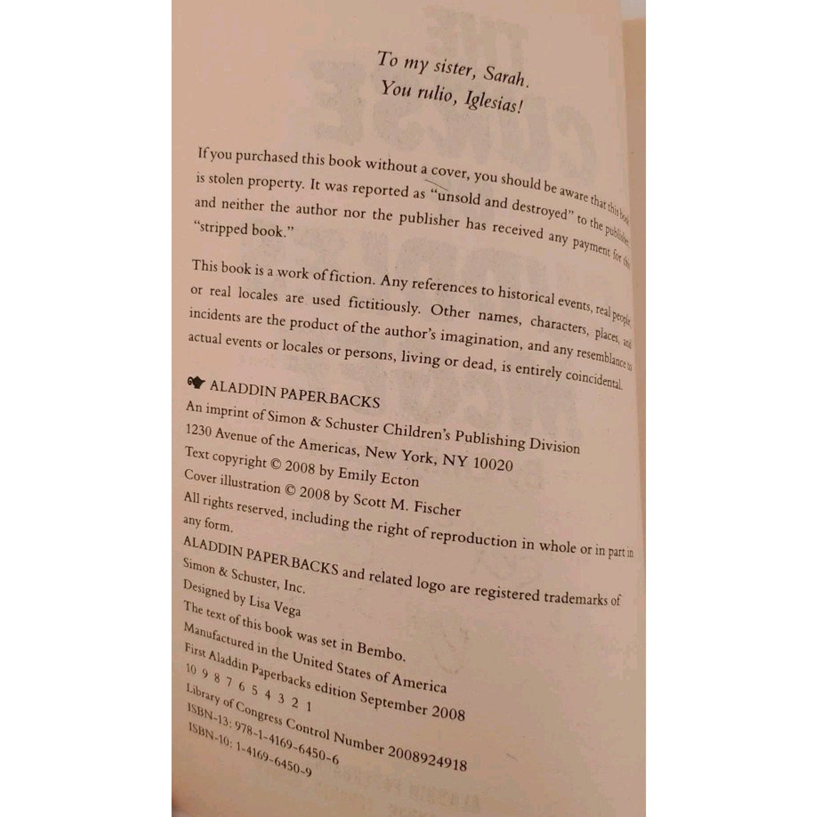 Curse of Cuddles Mcgee by Emily Ecton (2008, Trade Paperback)