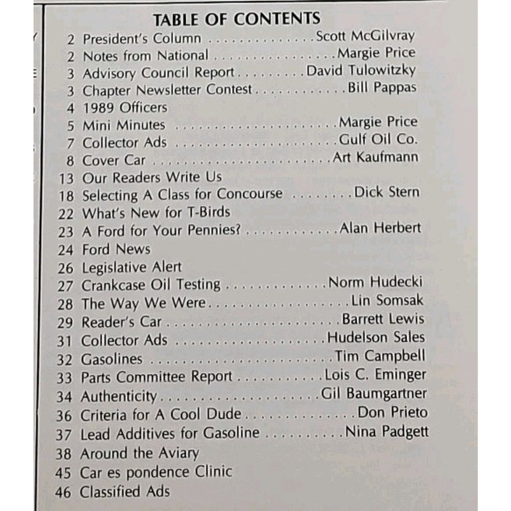 Early Bird Magazine March-April 1989