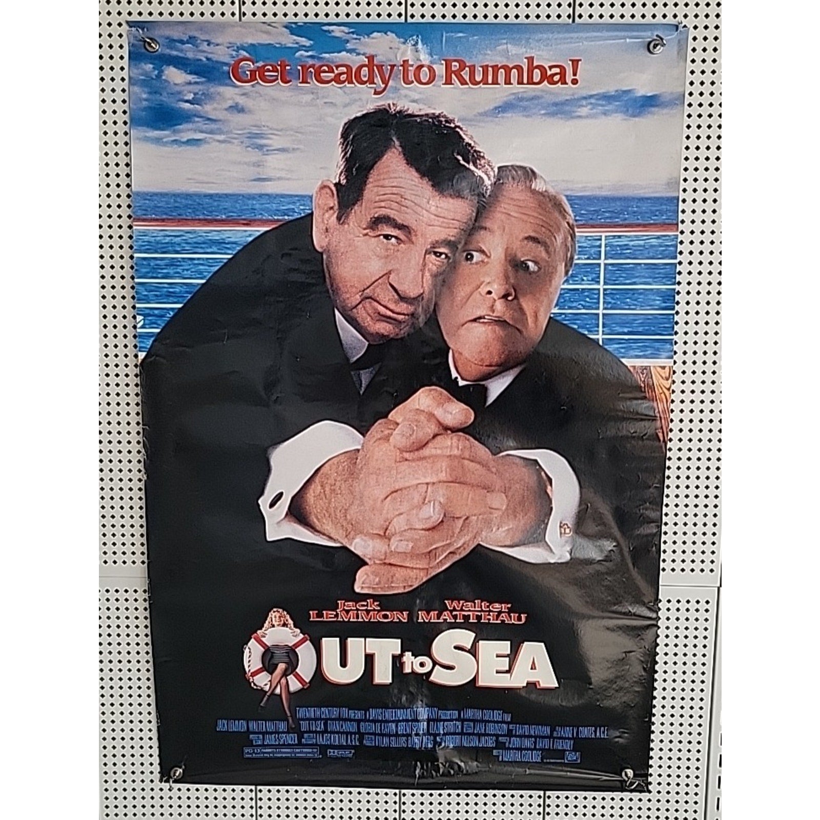 Out To Sea 1997 Movie Poster 27x40 Walter Matthau Jack Lemmon Comedy