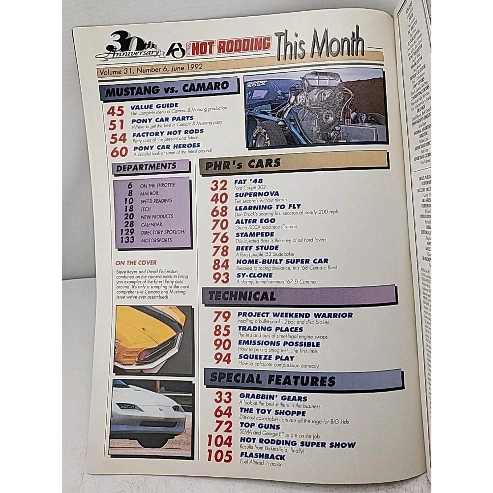 Popular Hot Rodding Magazine - June 1992 - Volume 31 Number 6