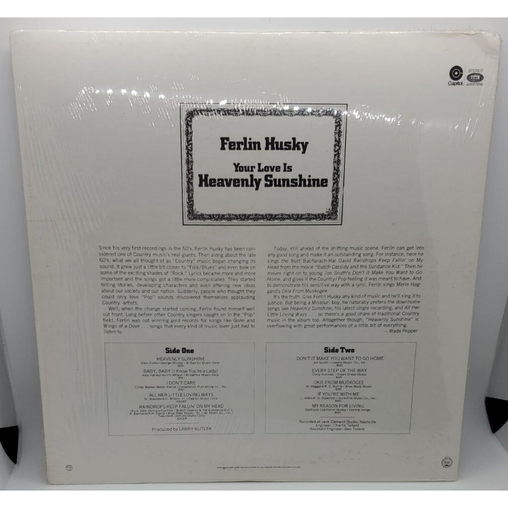 Ferlin Husky Your Love Is Heavenly Sunshine (Record)