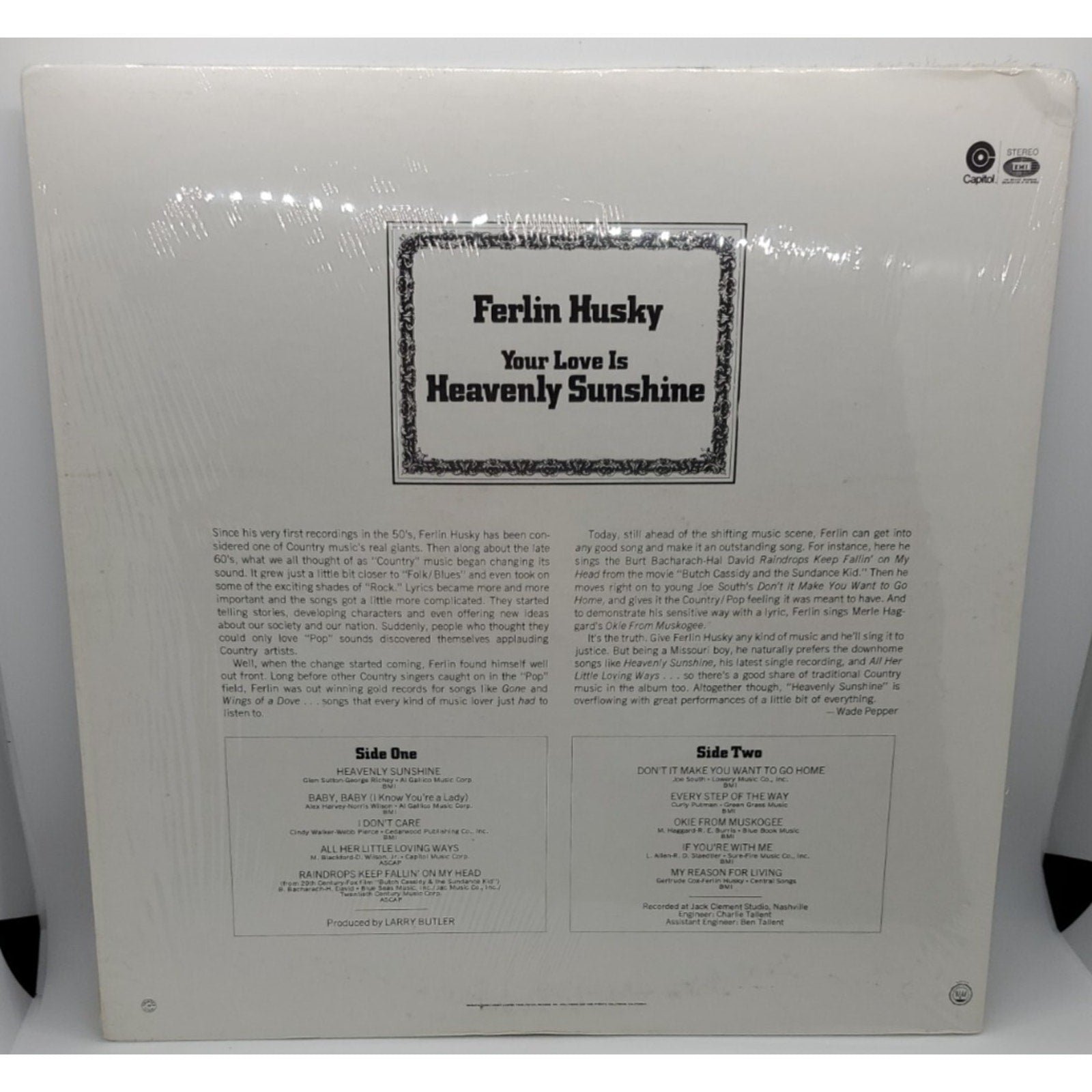 Ferlin Husky Your Love Is Heavenly Sunshine (Record)