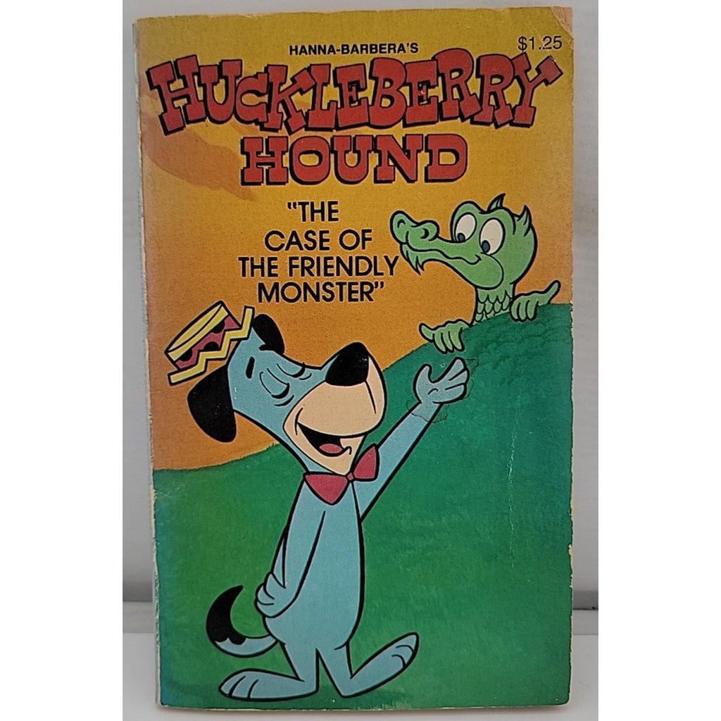 Huckleberry Hound The Case Of The Friendly Monster Paperback Book Hanna Barbera