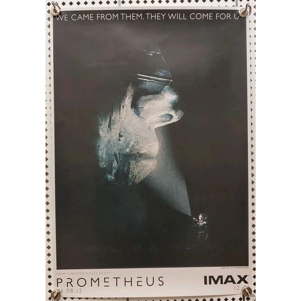 Prometheus 13.5"X20" Original Promo Movie Poster Imax Version Ridley Scott