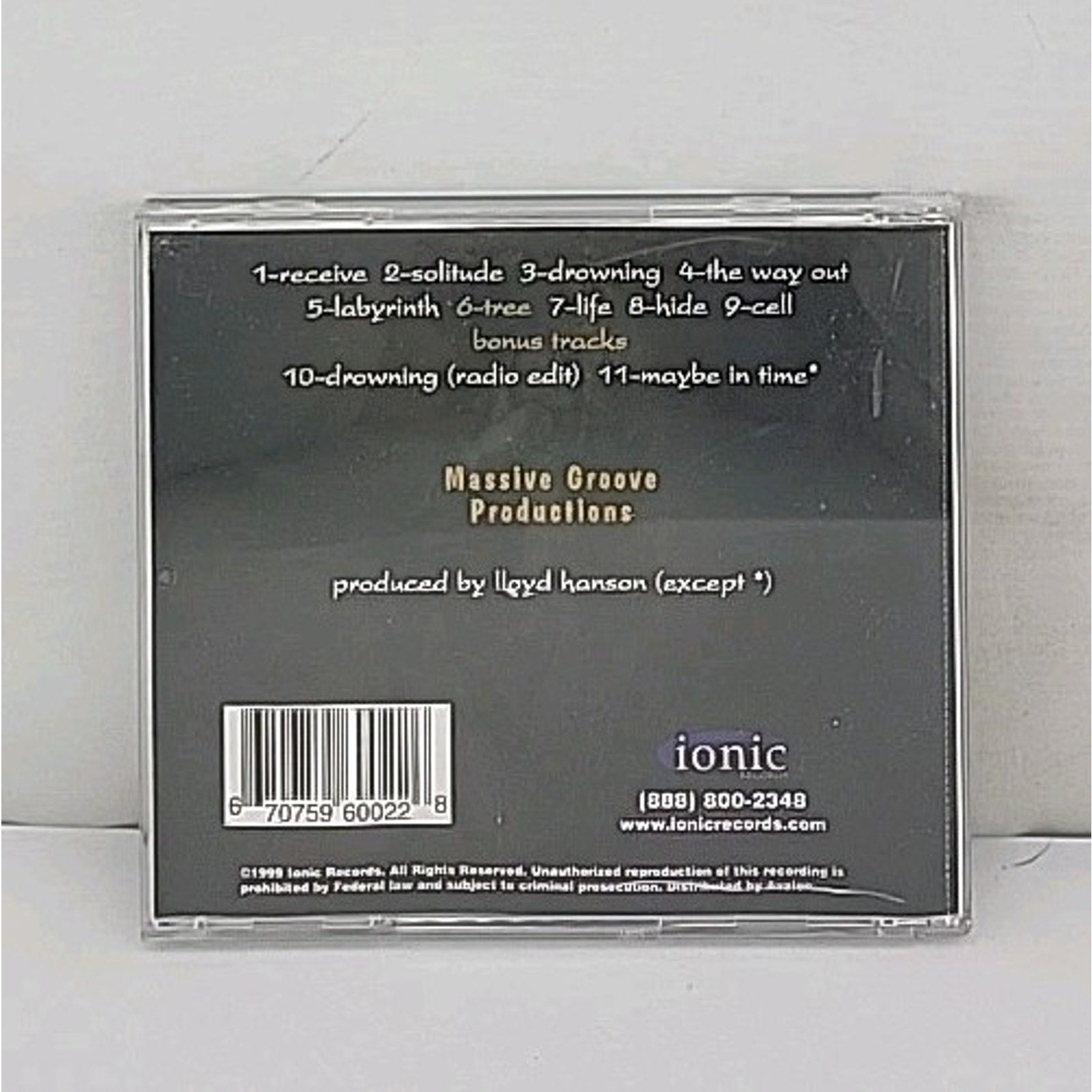 Torn, Tree, Audio CD