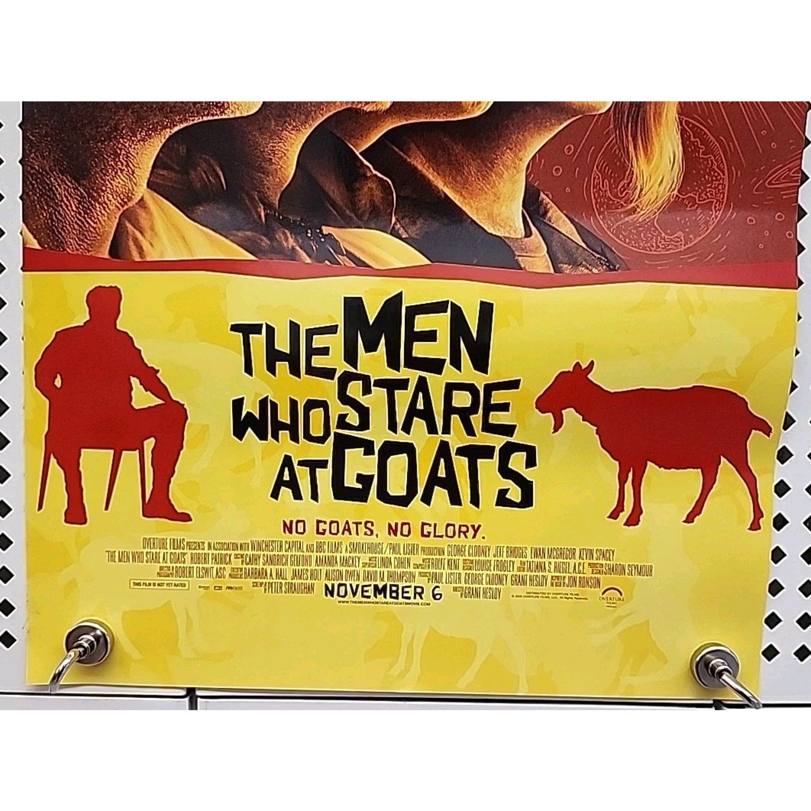 The Men Who Stare At Goats 11"x17" Original Promo Movie Poster 2009