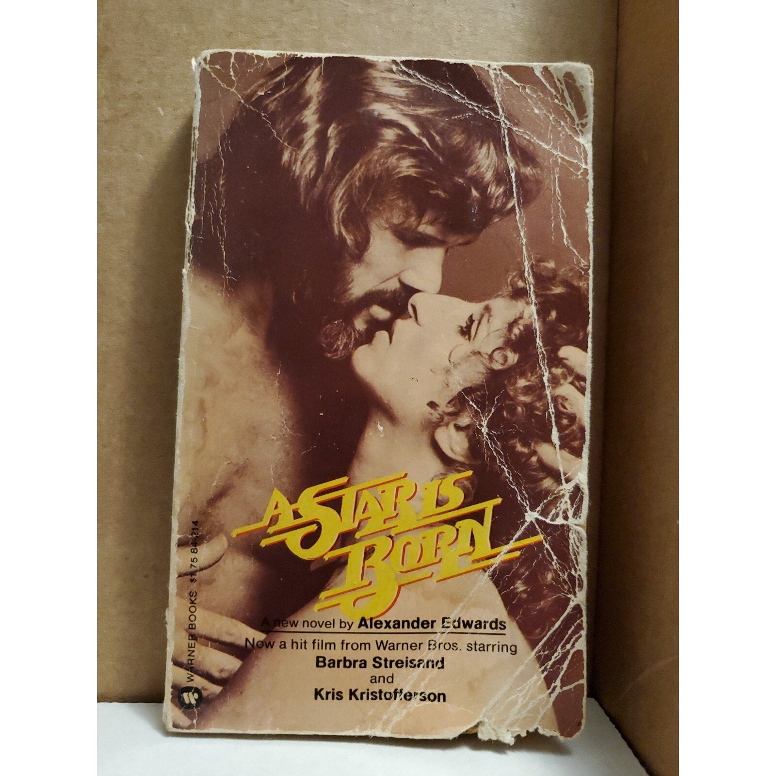A Star is Born, novel by Alexander Edwards, 1976, Paperback. Movie-Tie-In. Warnr