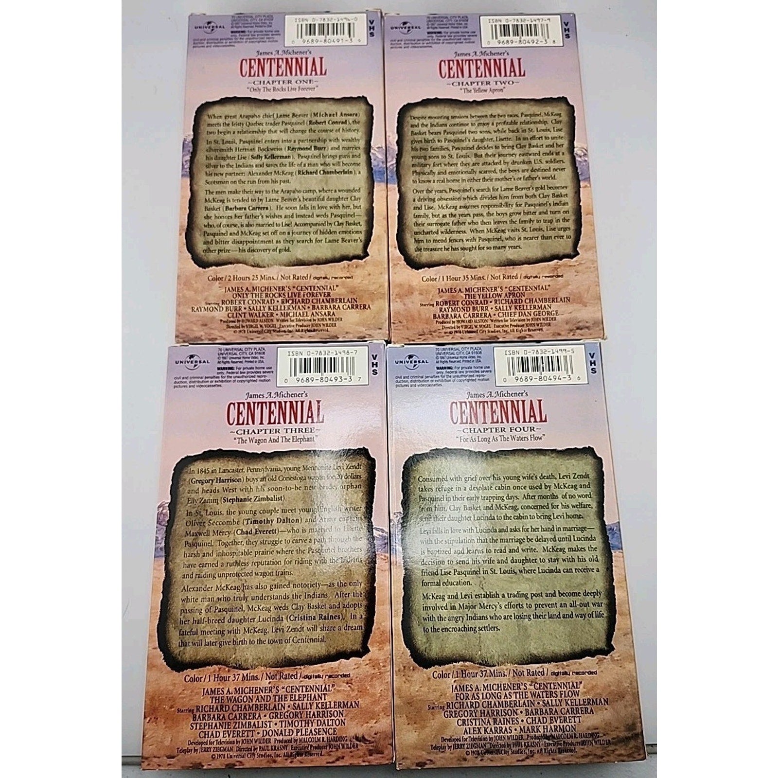 Centennial (VHS, 1997, 12-Tape Set)