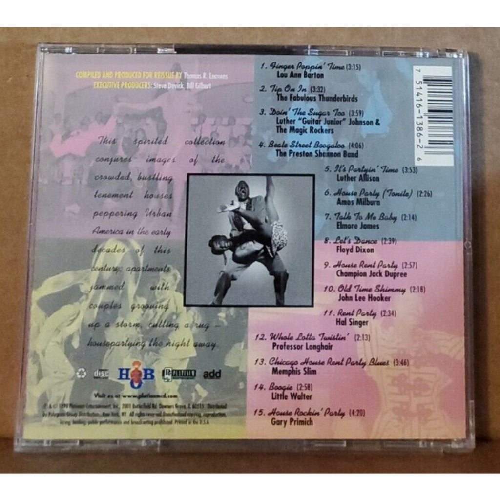 Various Artists : House Rent Party CD Rockin' Blues w Little Walter Memphis Slim