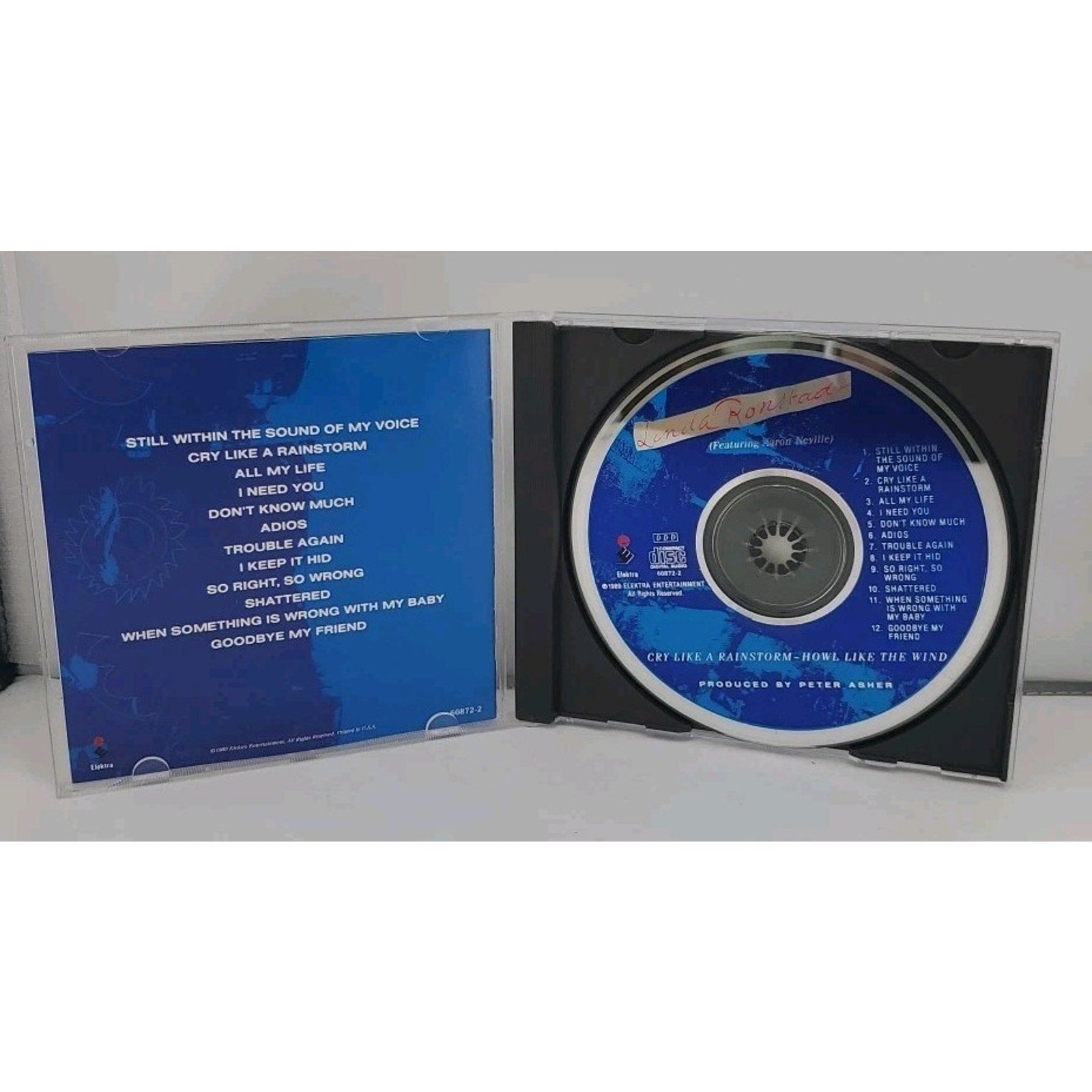 Cry like a Rainstorm-Howl like by Linda Ronstadt (CD, 1989)