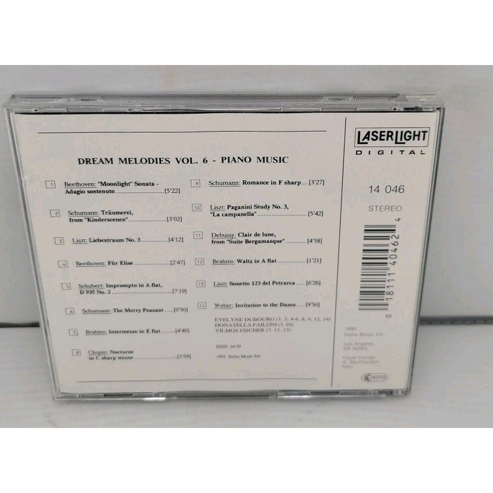 Dream Melodies CD, Vol. 6 - Piano Music