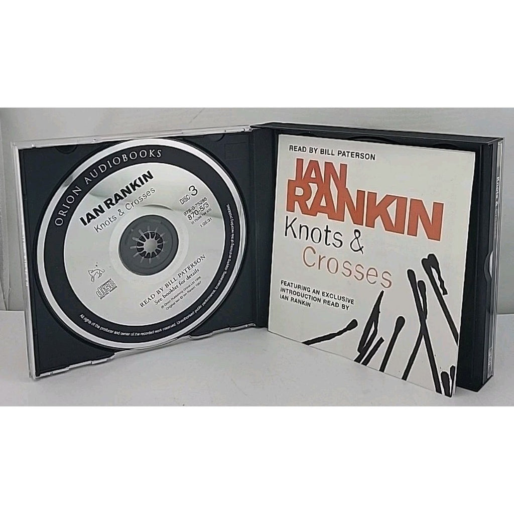 Knots & Crosses By Ian Rankin - Read By Bill Paterson Audiobook (3 CD Set)