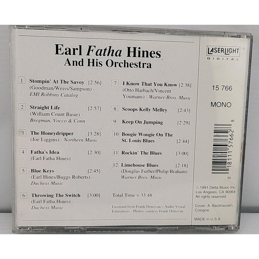 Earl Fatha Hines Orchestra by Earl Hines & His Orchestra CD