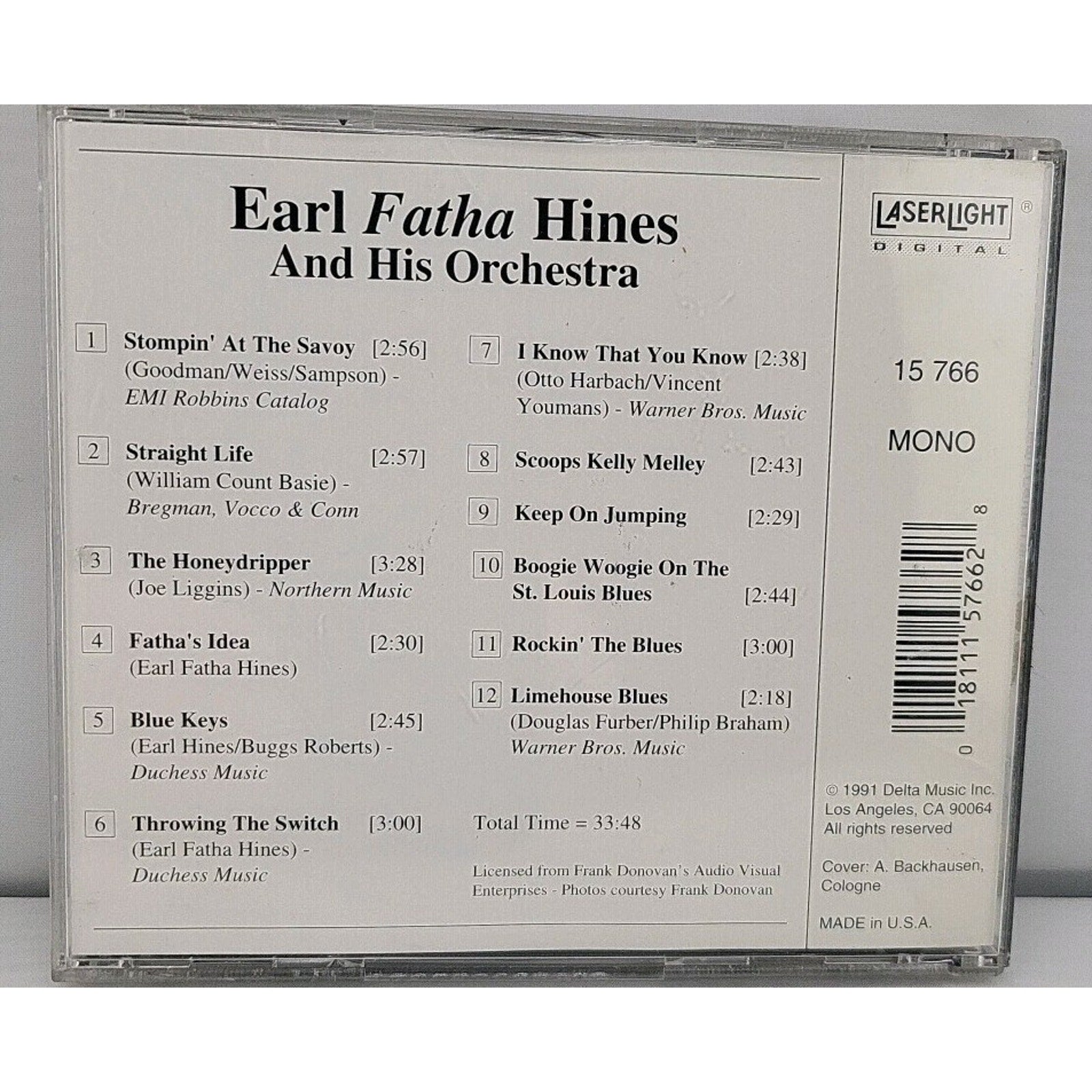 Earl Fatha Hines Orchestra by Earl Hines & His Orchestra CD