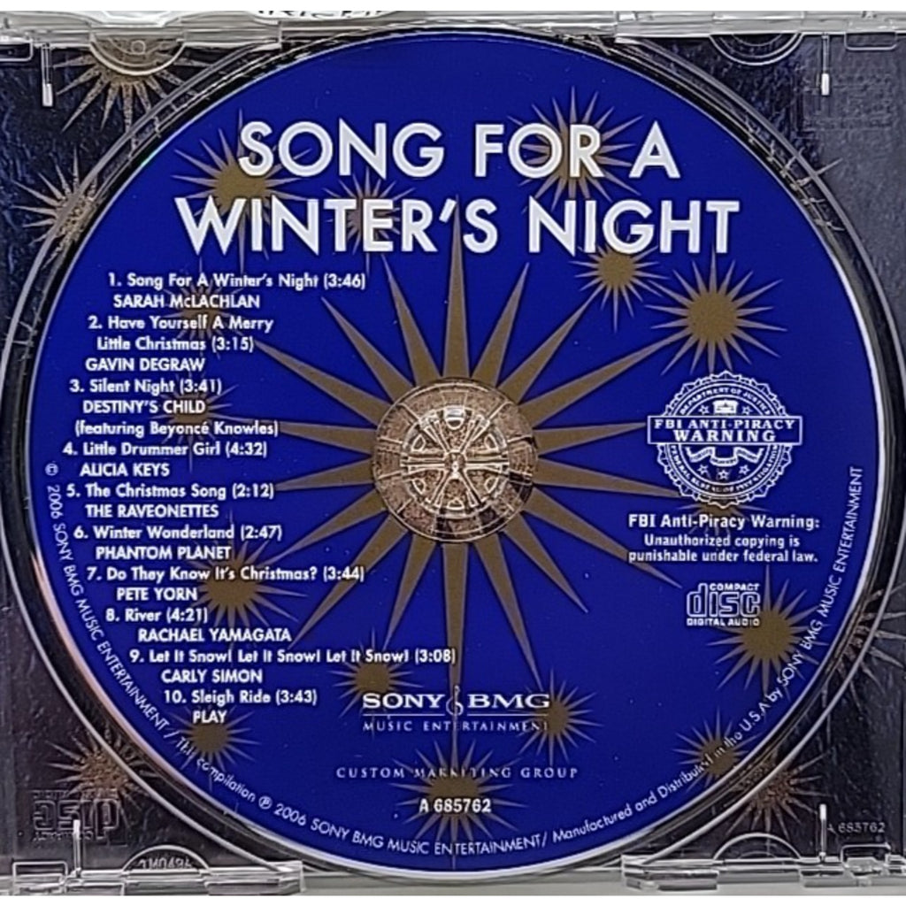 Songs for a Winter's Night [BMG] by Various Artists (CD, Sep-2006, Sony Music)