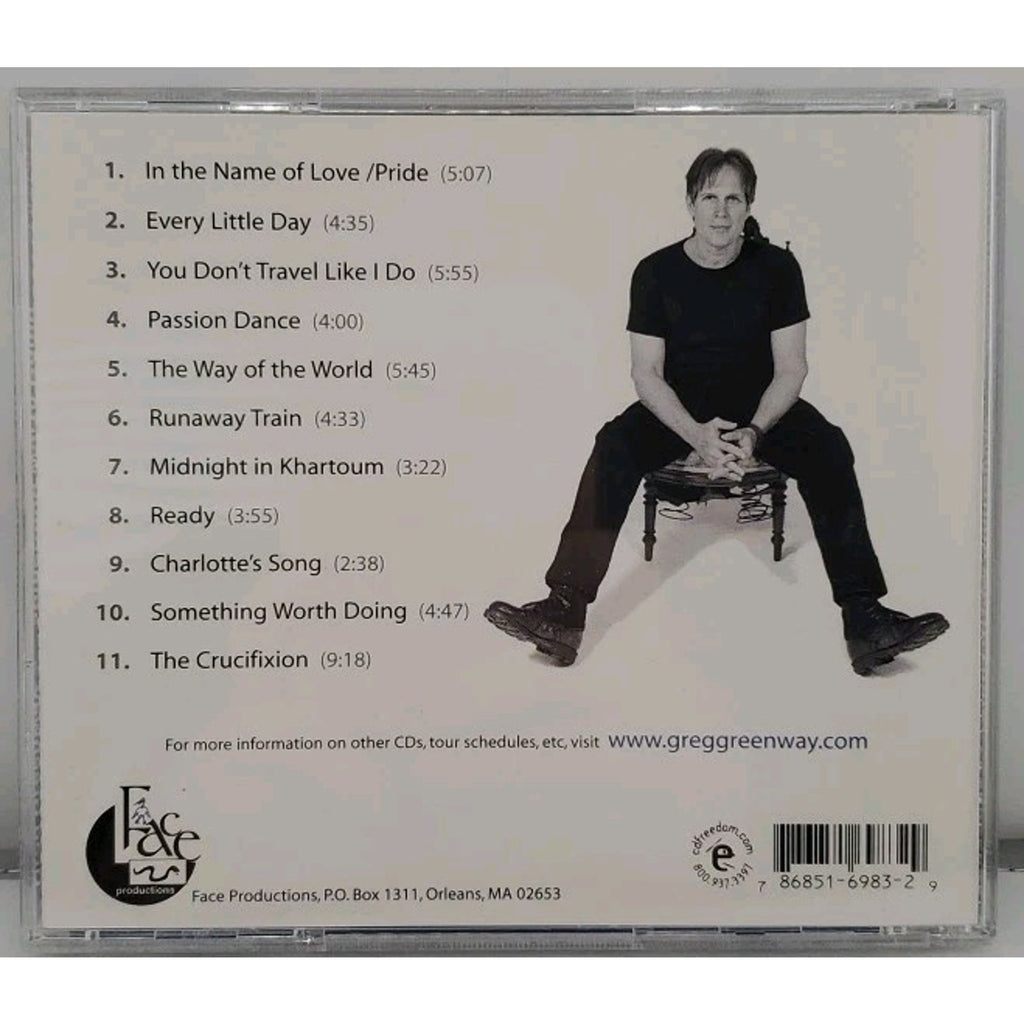 Greg Greenway Something Worth Doing - Christian Folk - 2001 CD
