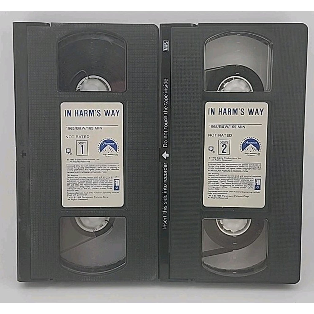 In Harm's Way VHS Video John Wayne Kirk Douglas