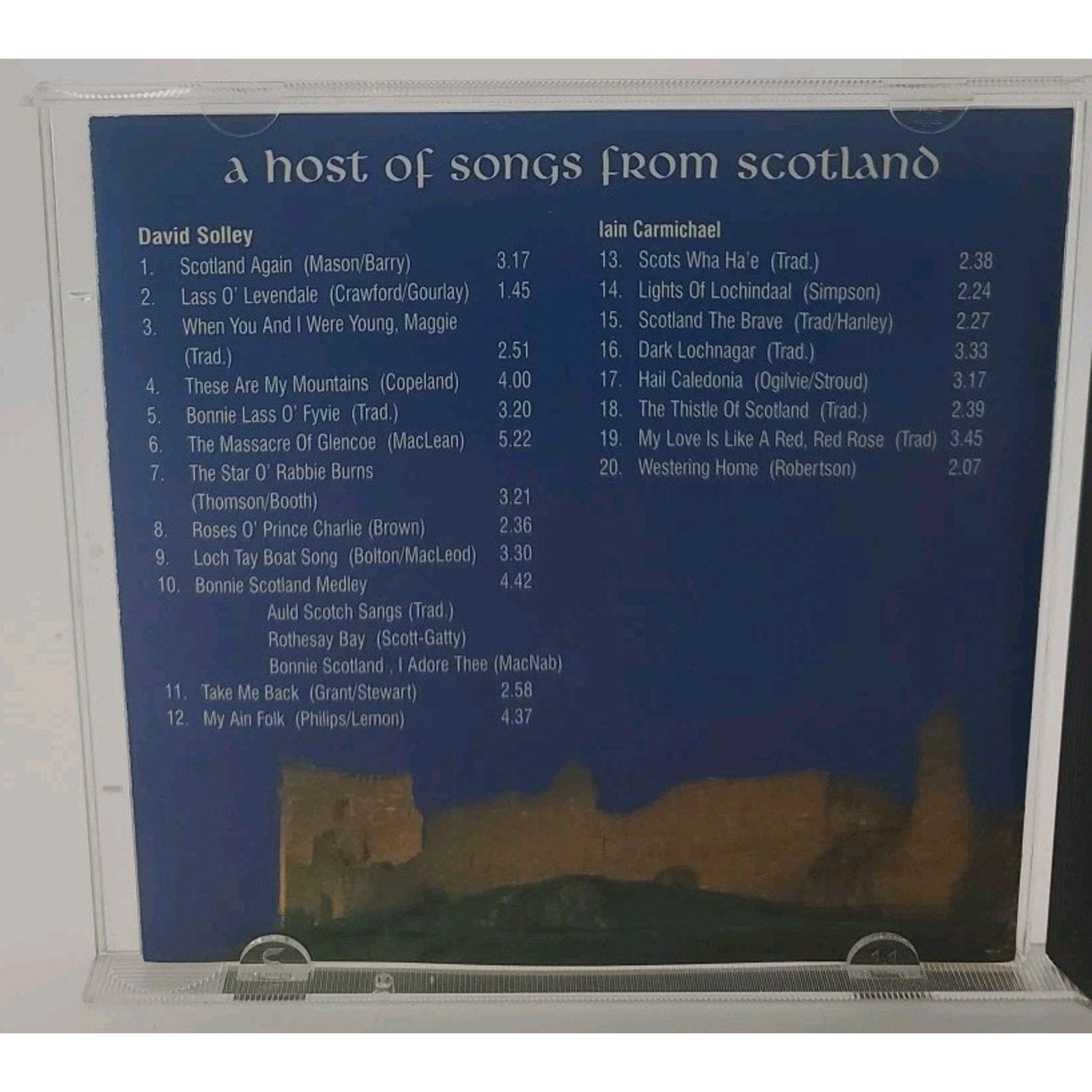 A Host Of Songs From Scotland 20 Of Your Favourite Scottish Songs Cd