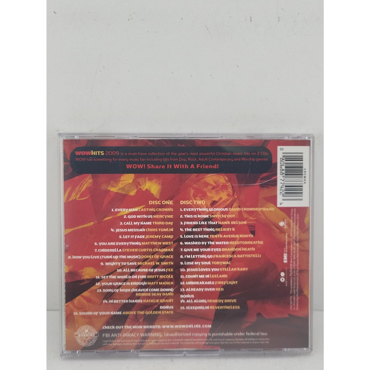 Wow Hits 2009 by Various (CD, 2008)
