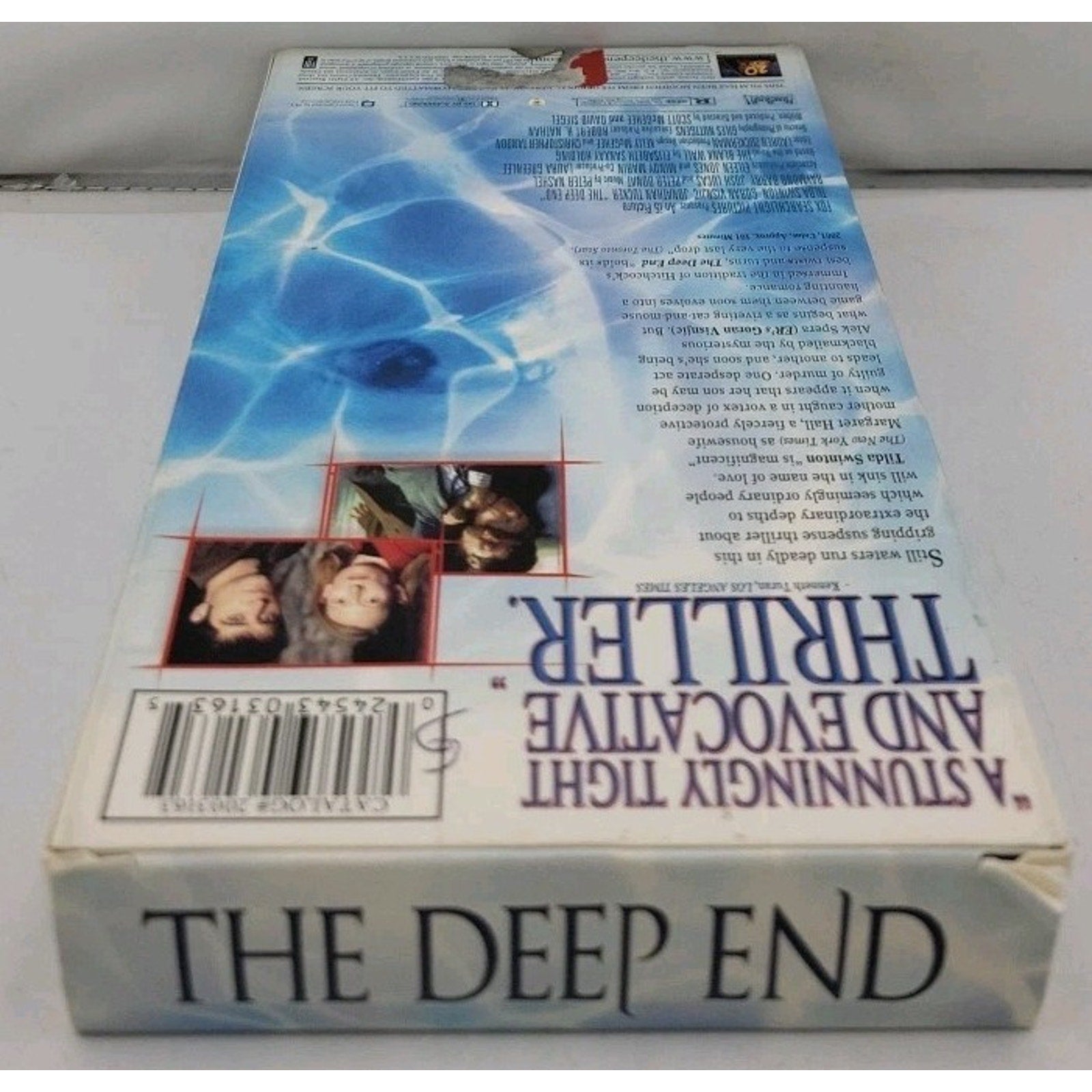 The Deep End VHS Blue Cassette