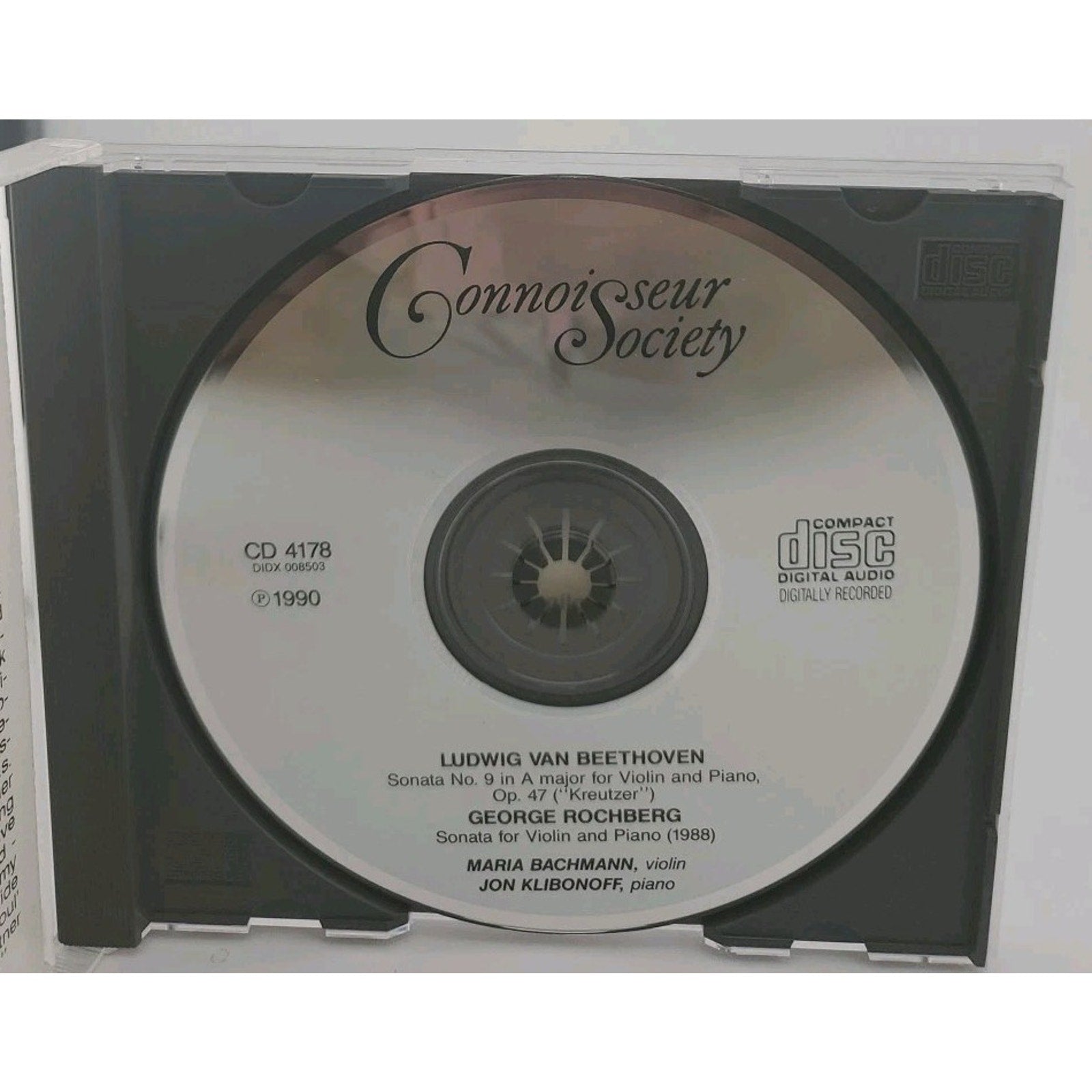 Ludwig Van Beethoven - Beethoven: Kreutzer Sonata / Rochberg: Sonata For Violin