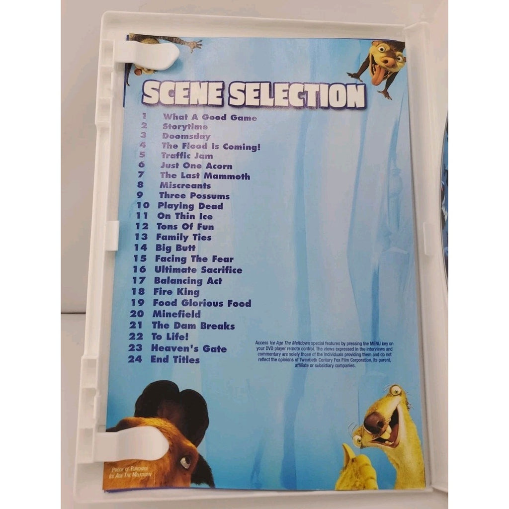 Ice Age: The Meltdown (DVD, 2006, Canadian Full Frame)