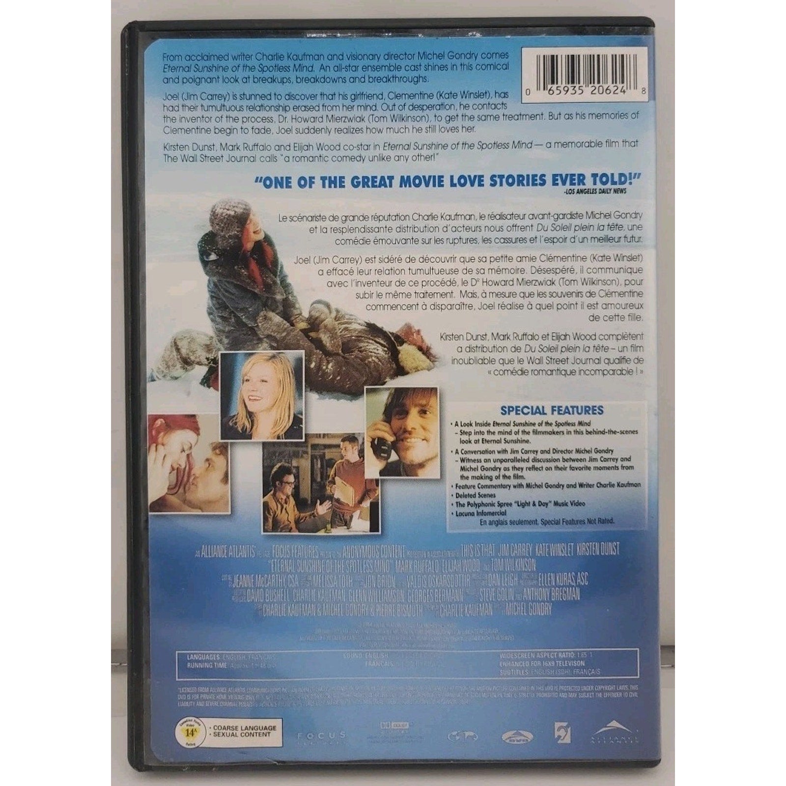 Eternal Sunshine of the Spotless Mind (DVD)